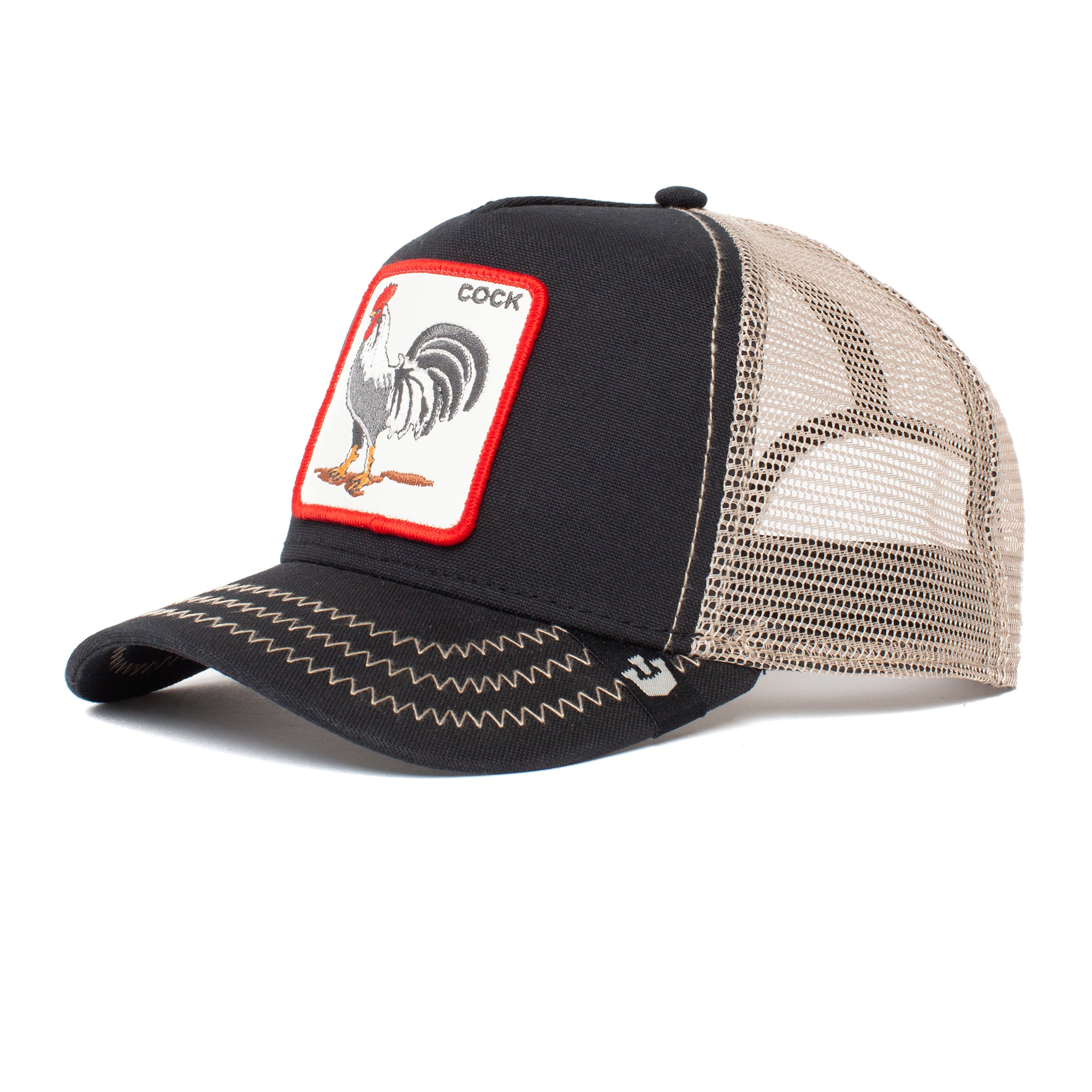 The Cock Black Trucker Cap