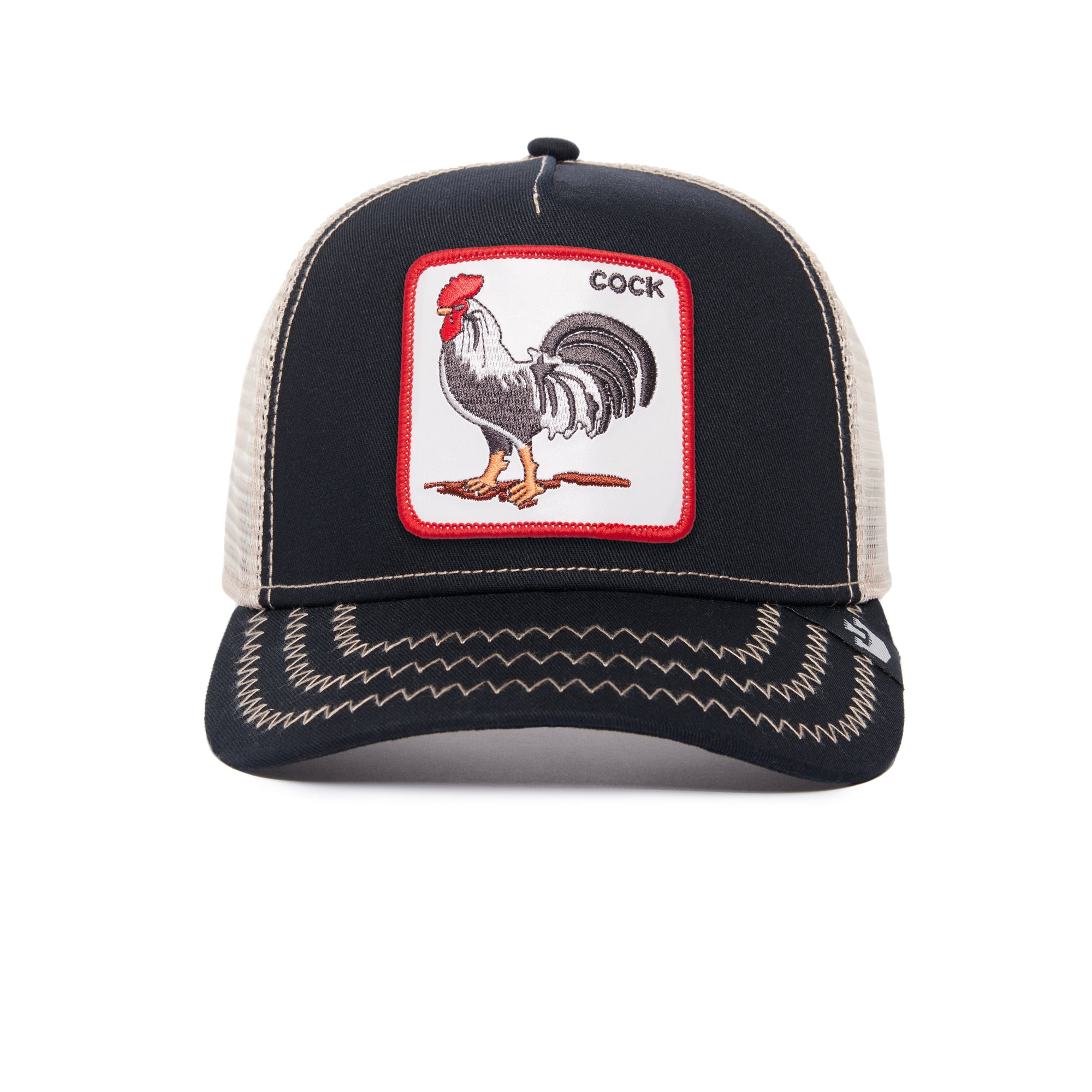 The Cock Black Trucker Cap