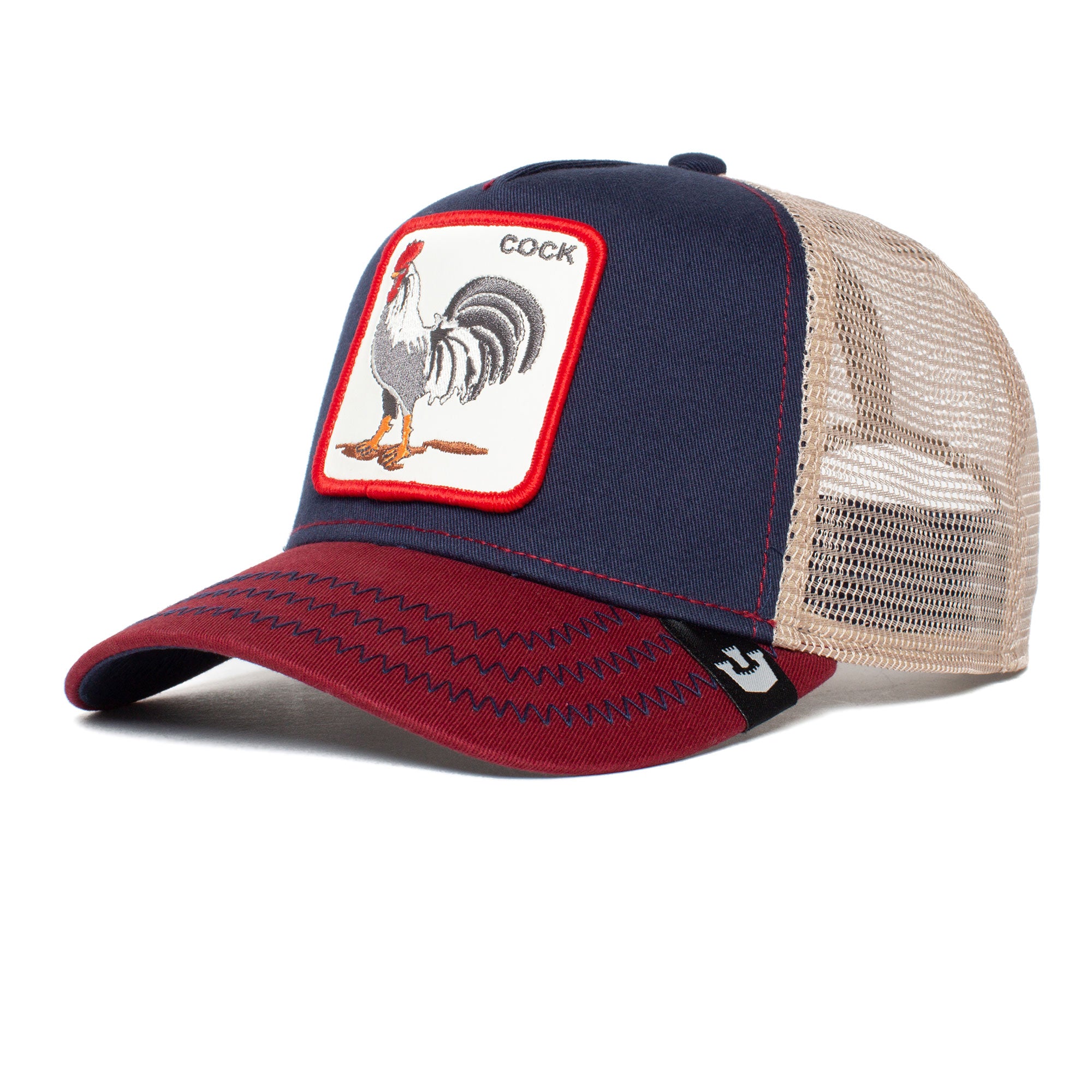 The Cock Navy Trucker Cap