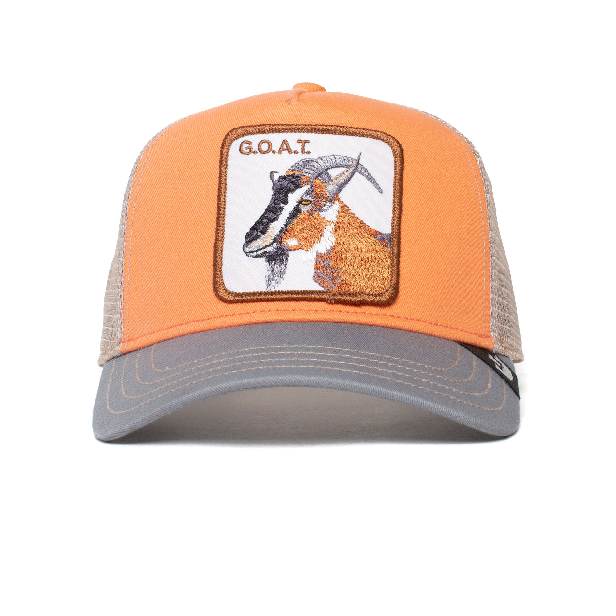 The GOAT Coral Trucker Cap