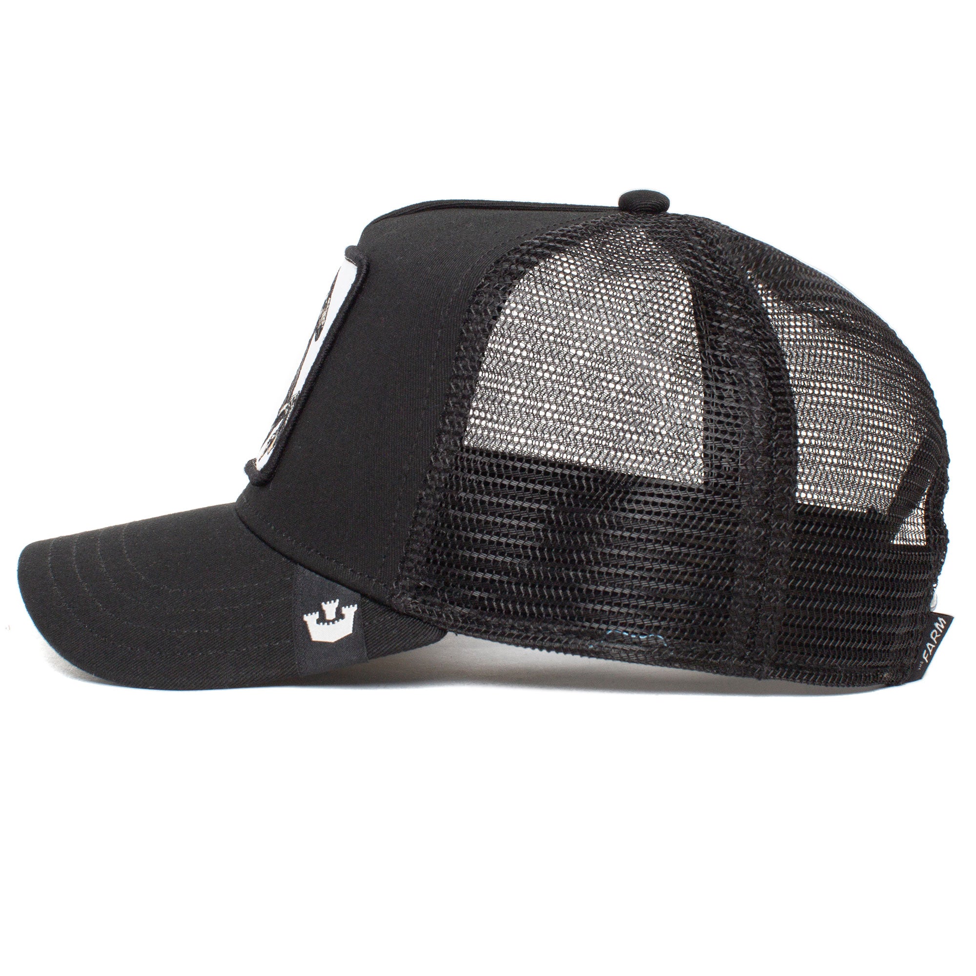 The Stallion Black Trucker Cap