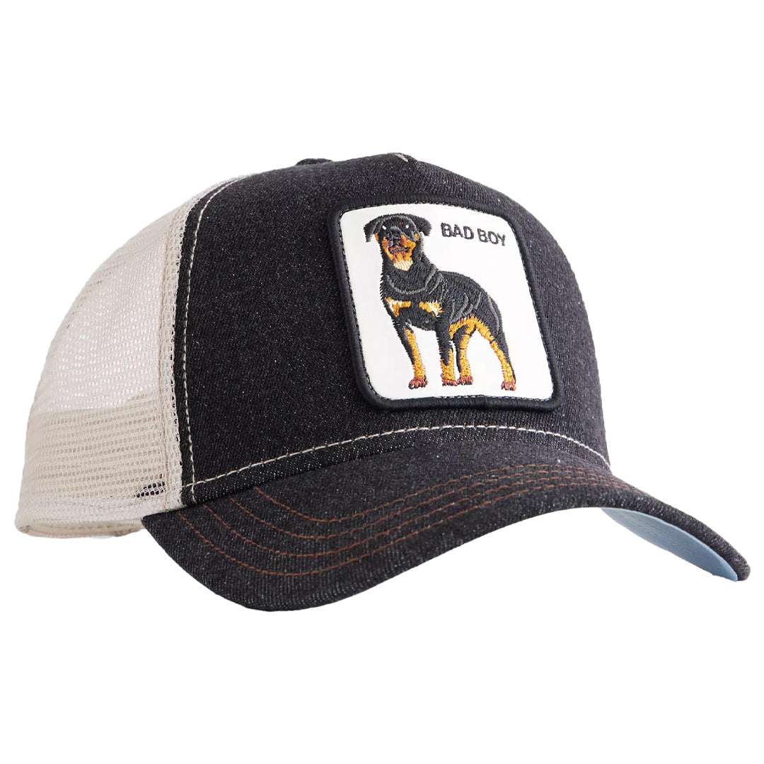 The Baddest Boy Charcoal Trucker Cap