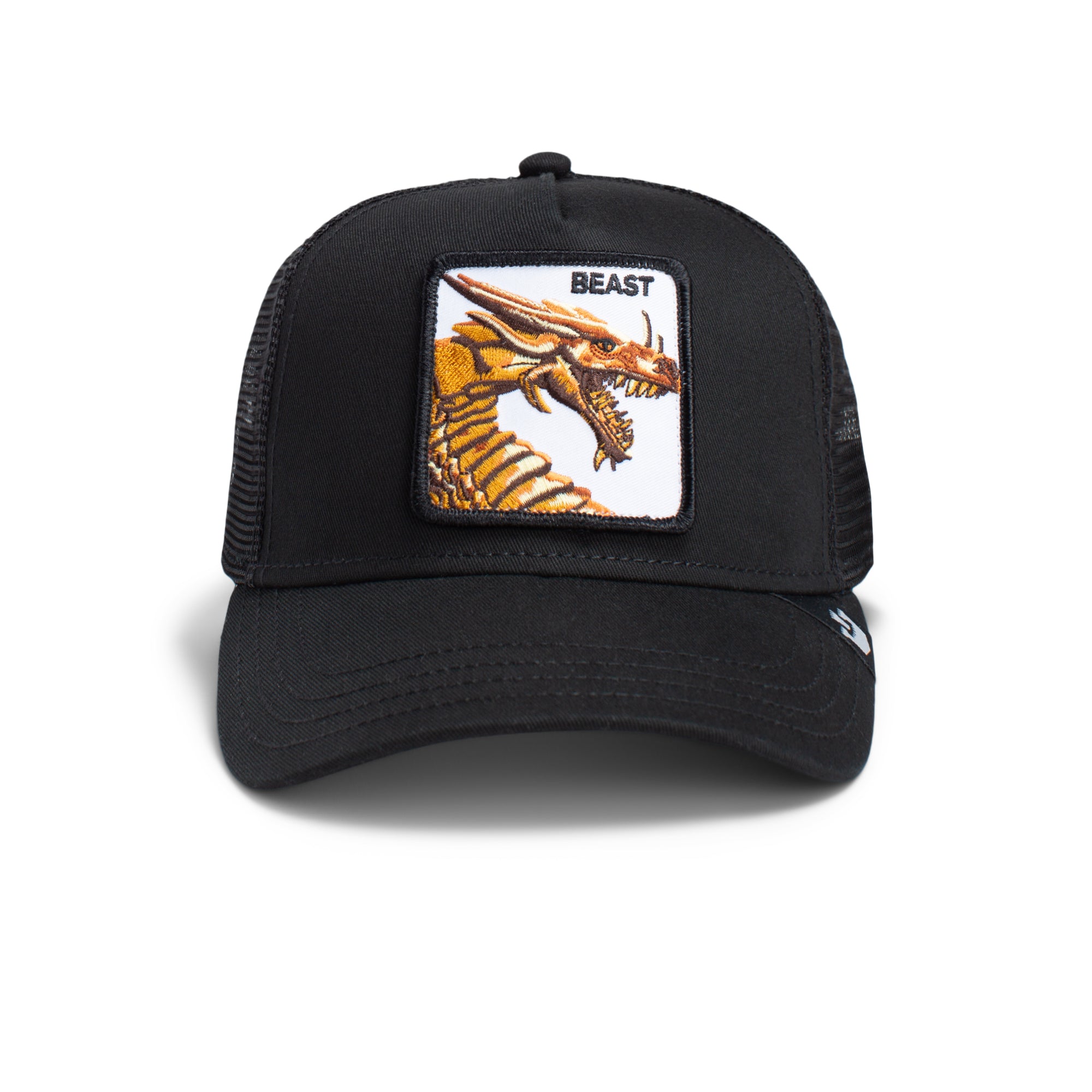 The Beast Dragon Black Trucker Cap