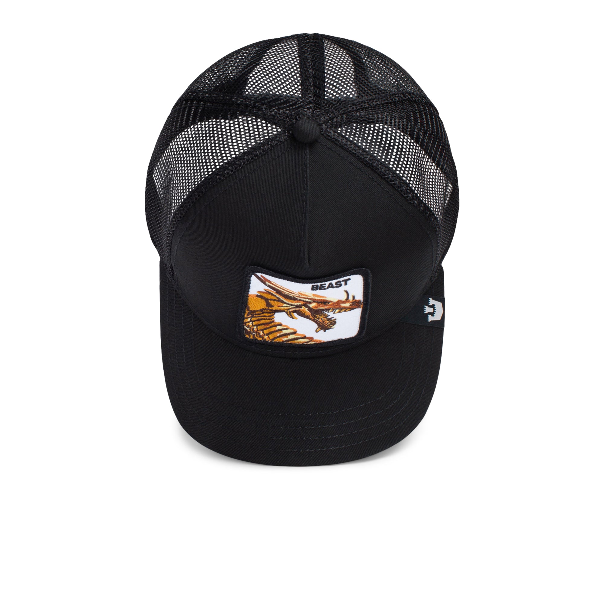 The Beast Dragon Black Trucker Cap