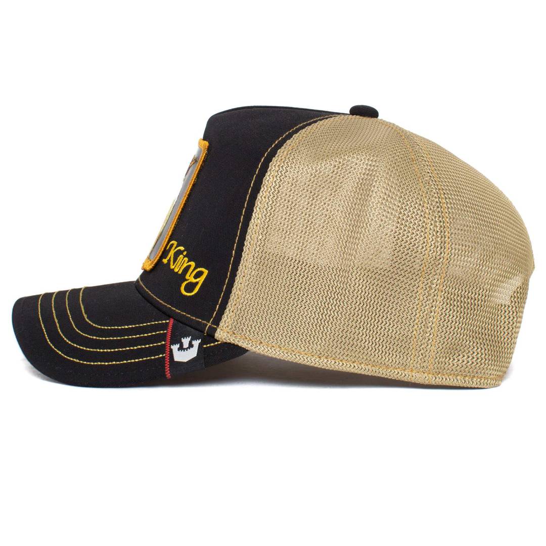 Quart Major Black Trucker Cap