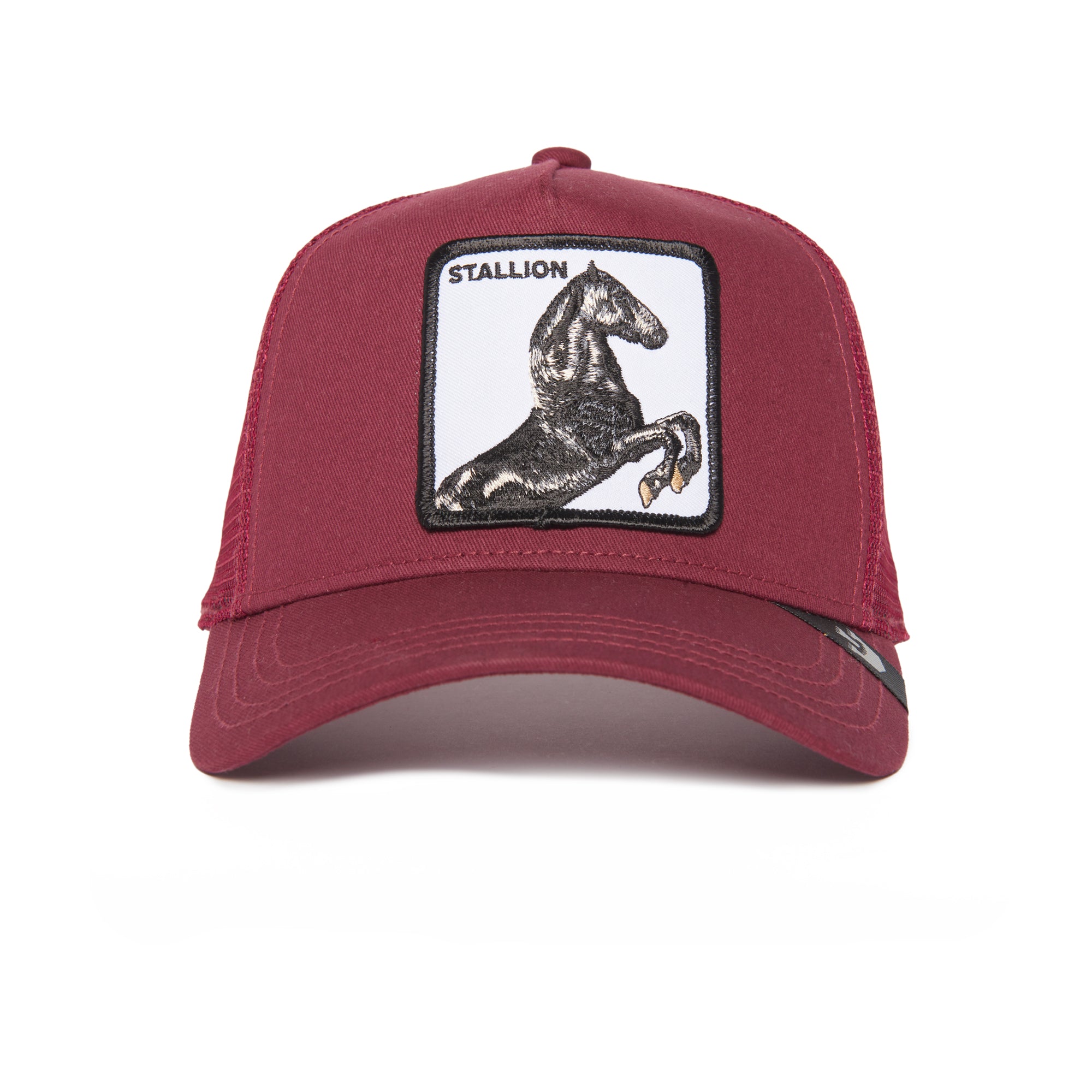 Stallion Maroon Trucker Cap