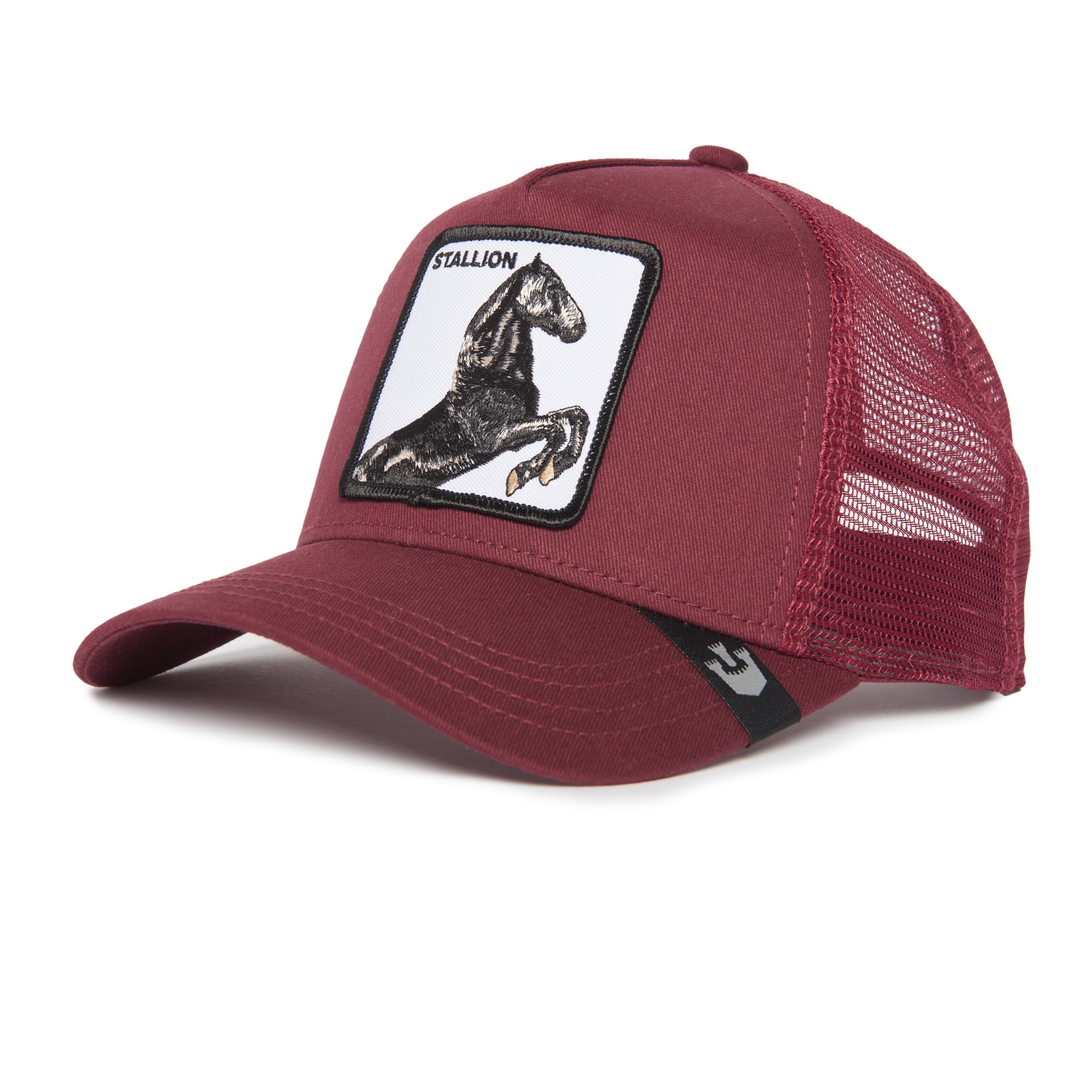 Stallion Maroon Trucker Cap