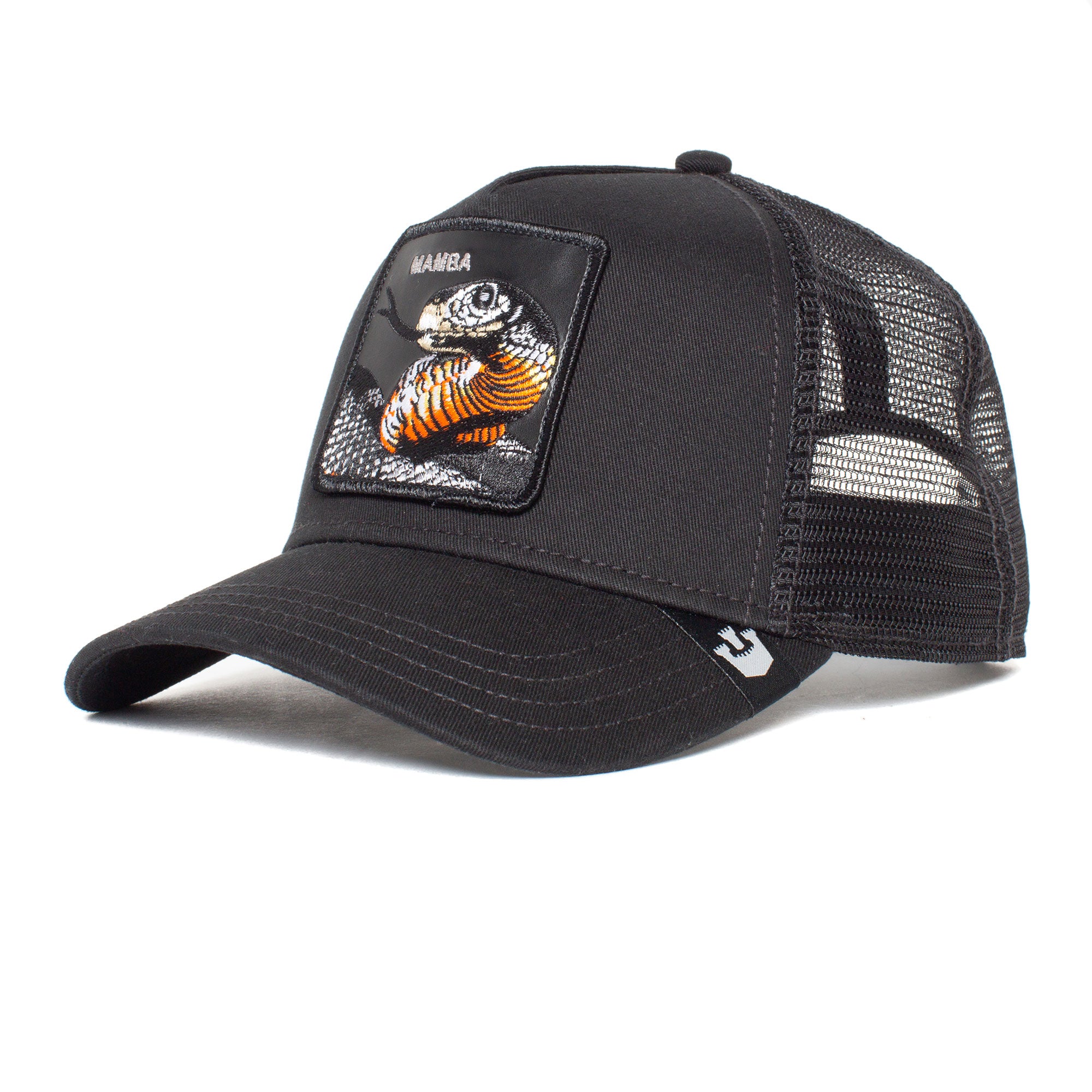 Mamba Black Trucker Cap
