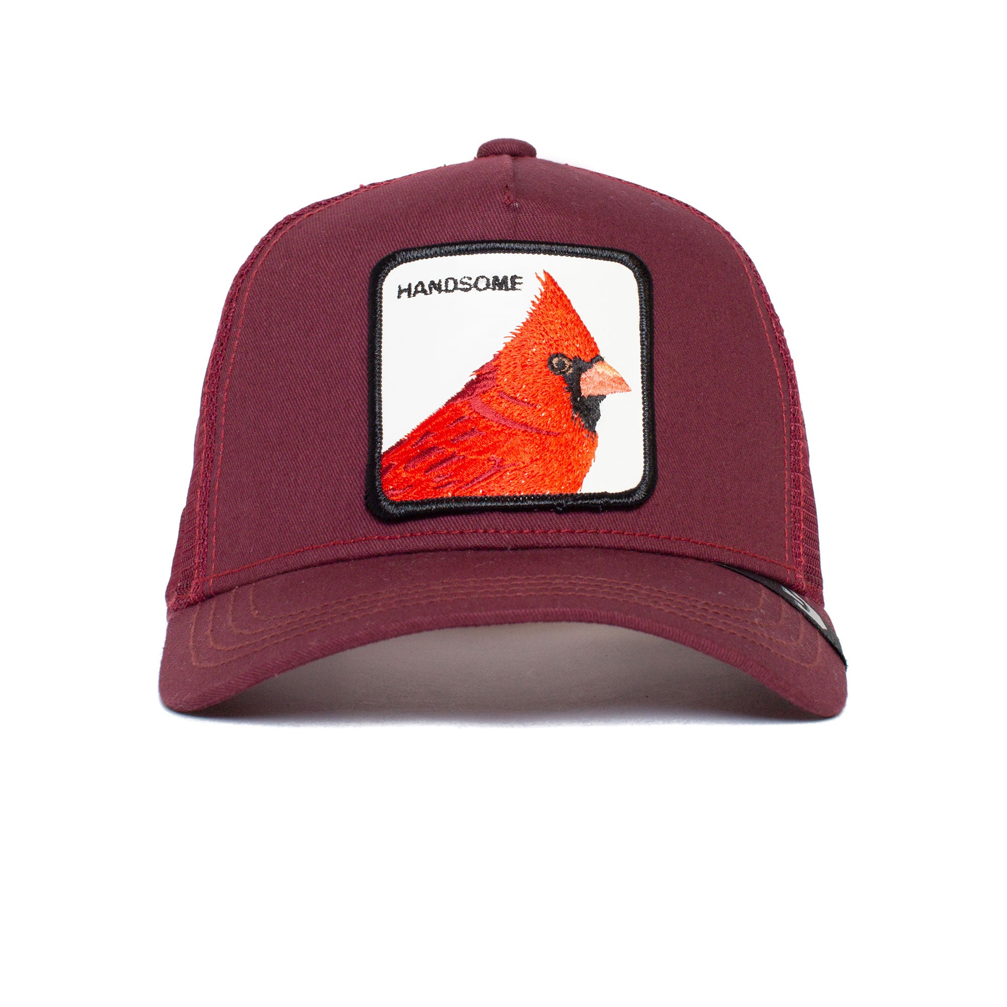 Handsome Maroon Trucker Cap