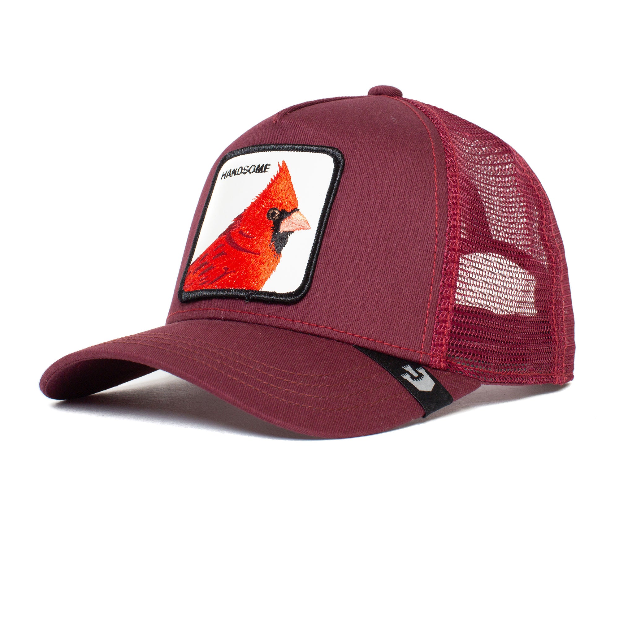 Handsome Maroon Trucker Cap