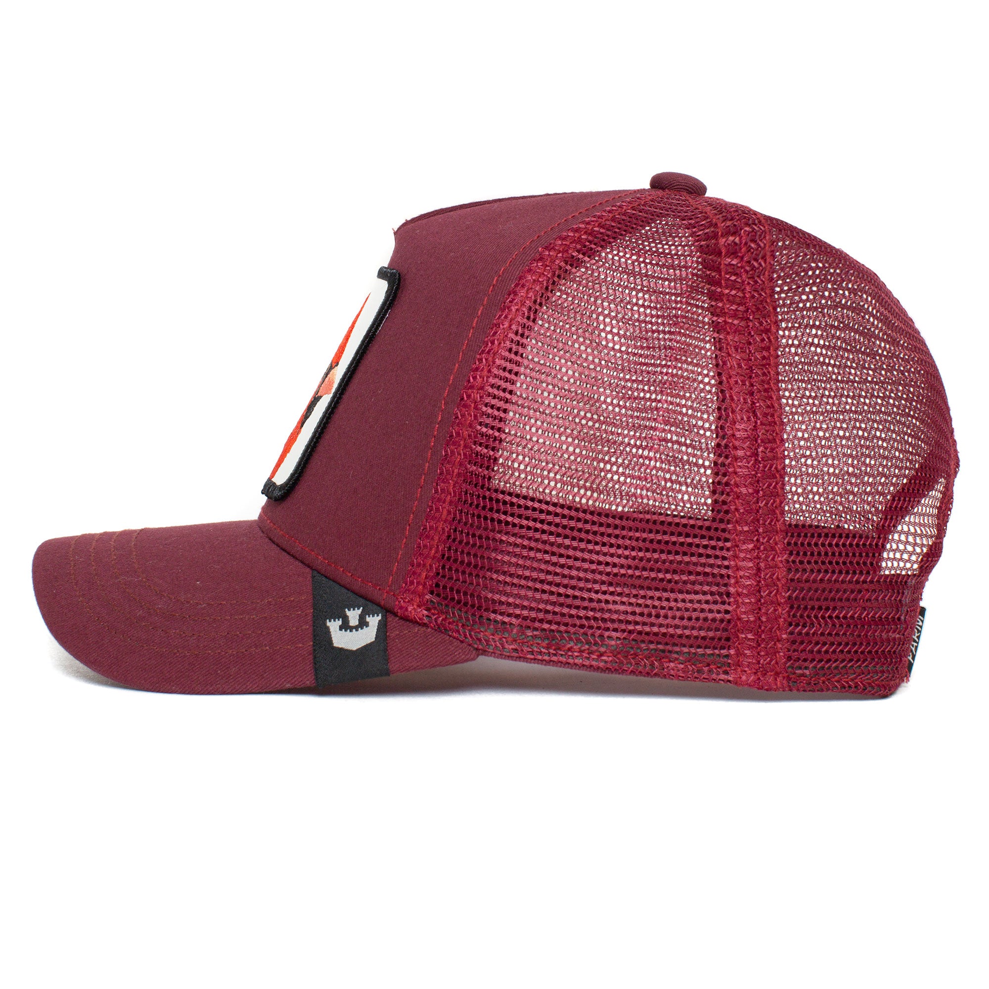 Handsome Maroon Trucker Cap