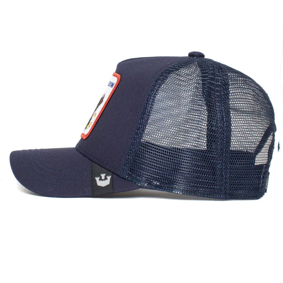 Freedom Truckin Navy Trucker Cap