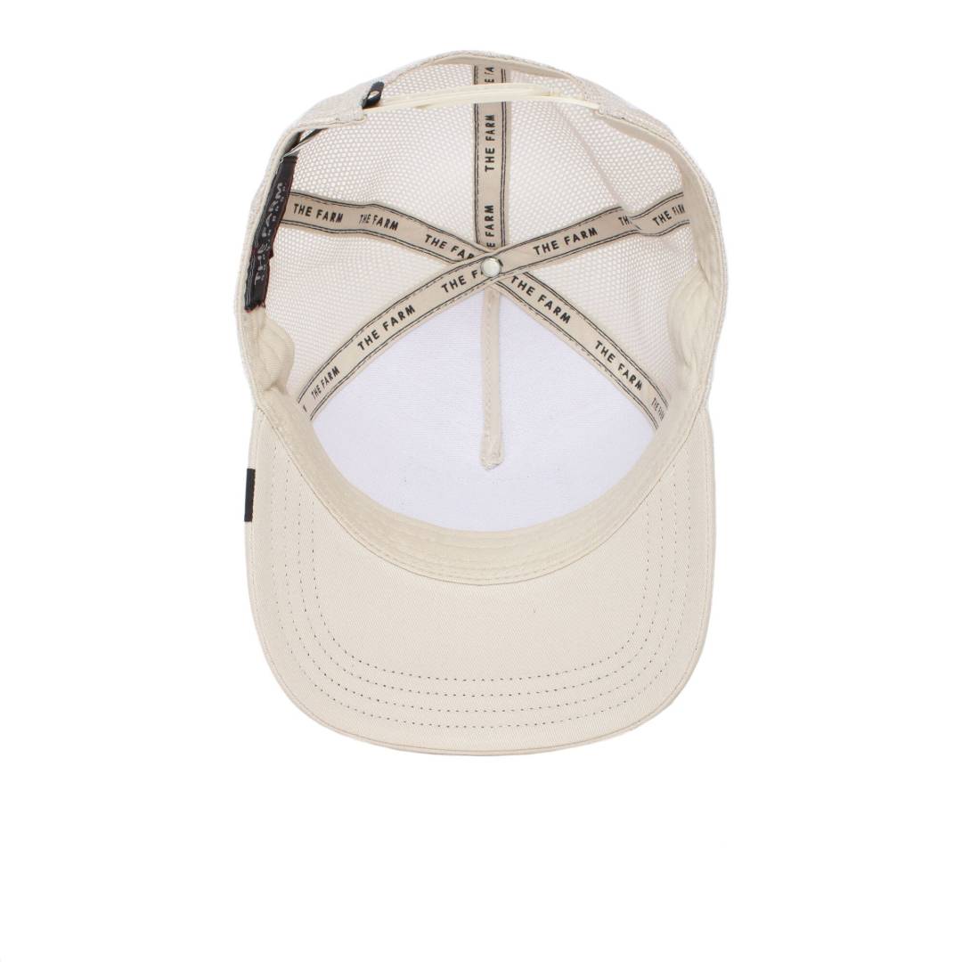 High Truckin Cream Trucker Cap