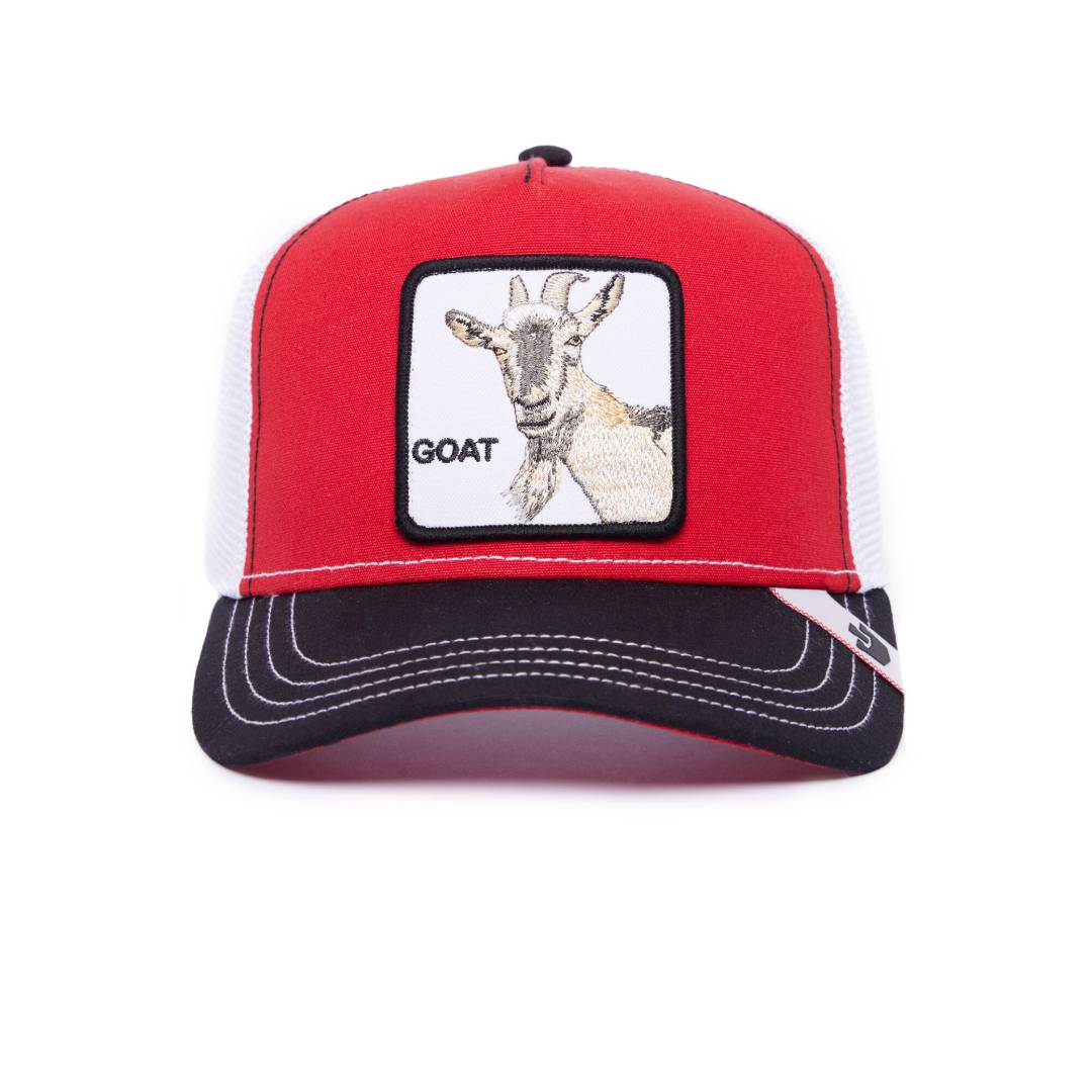 MV Goat Red Trucker Cap