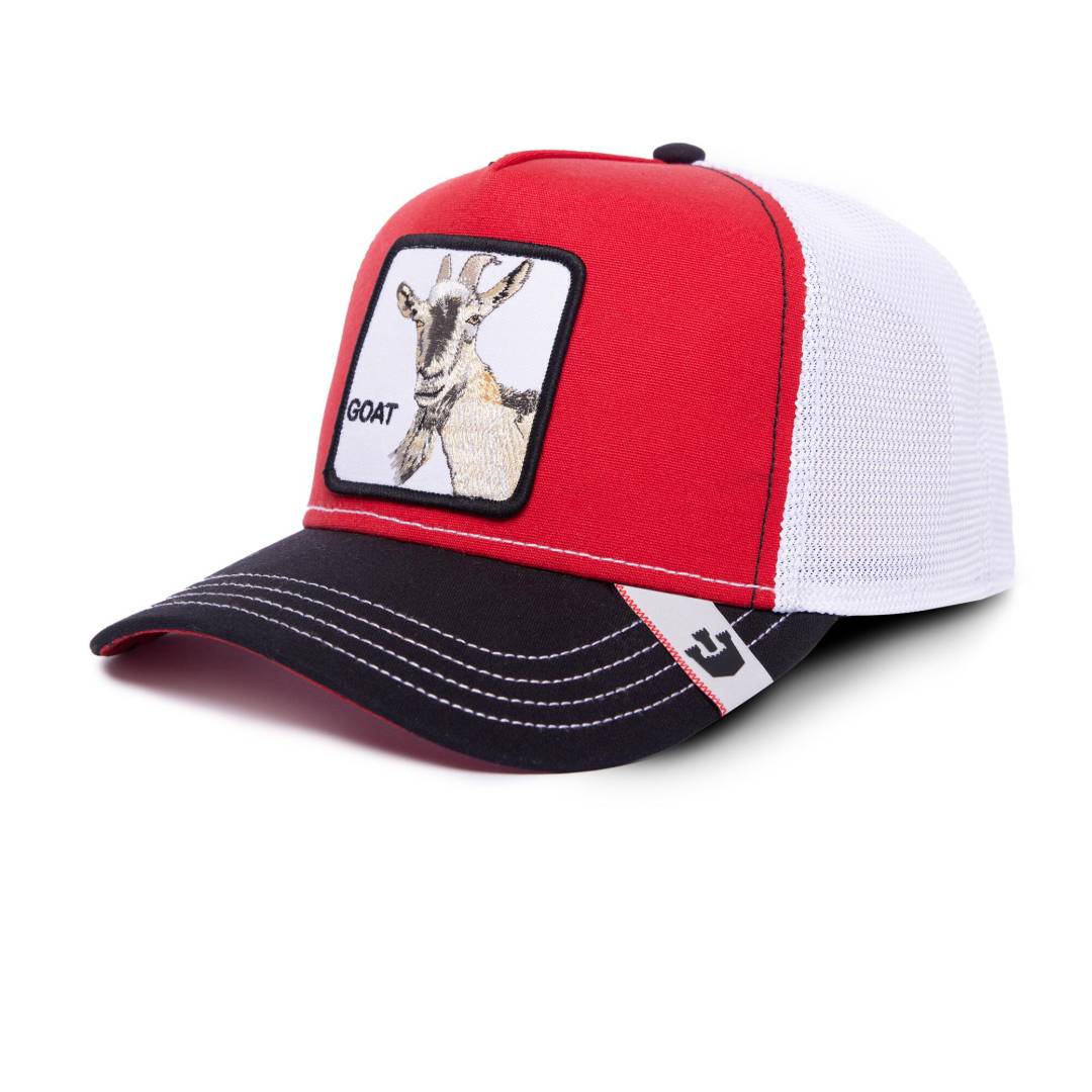 MV Goat Red Trucker Cap