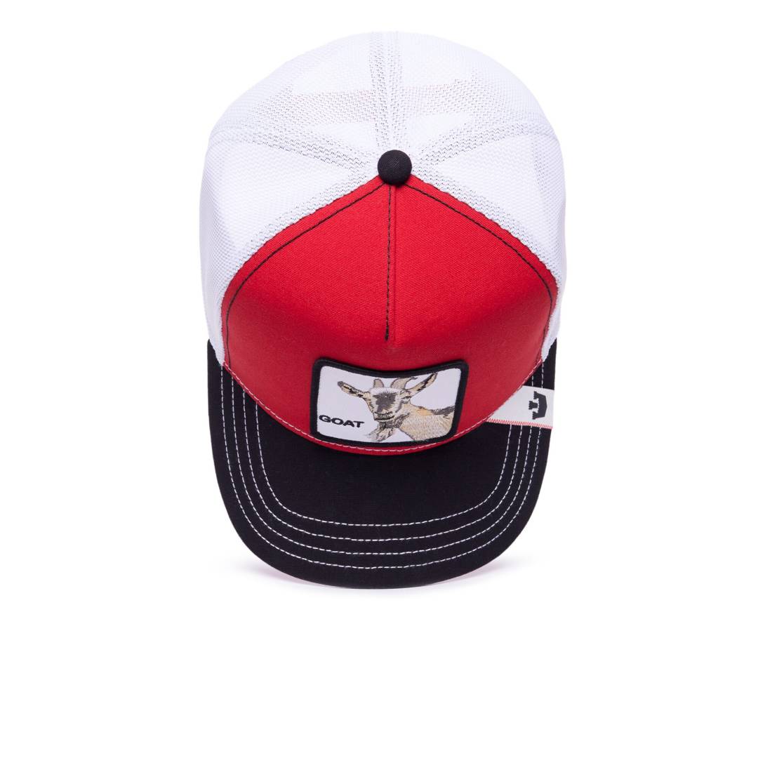MV Goat Red Trucker Cap