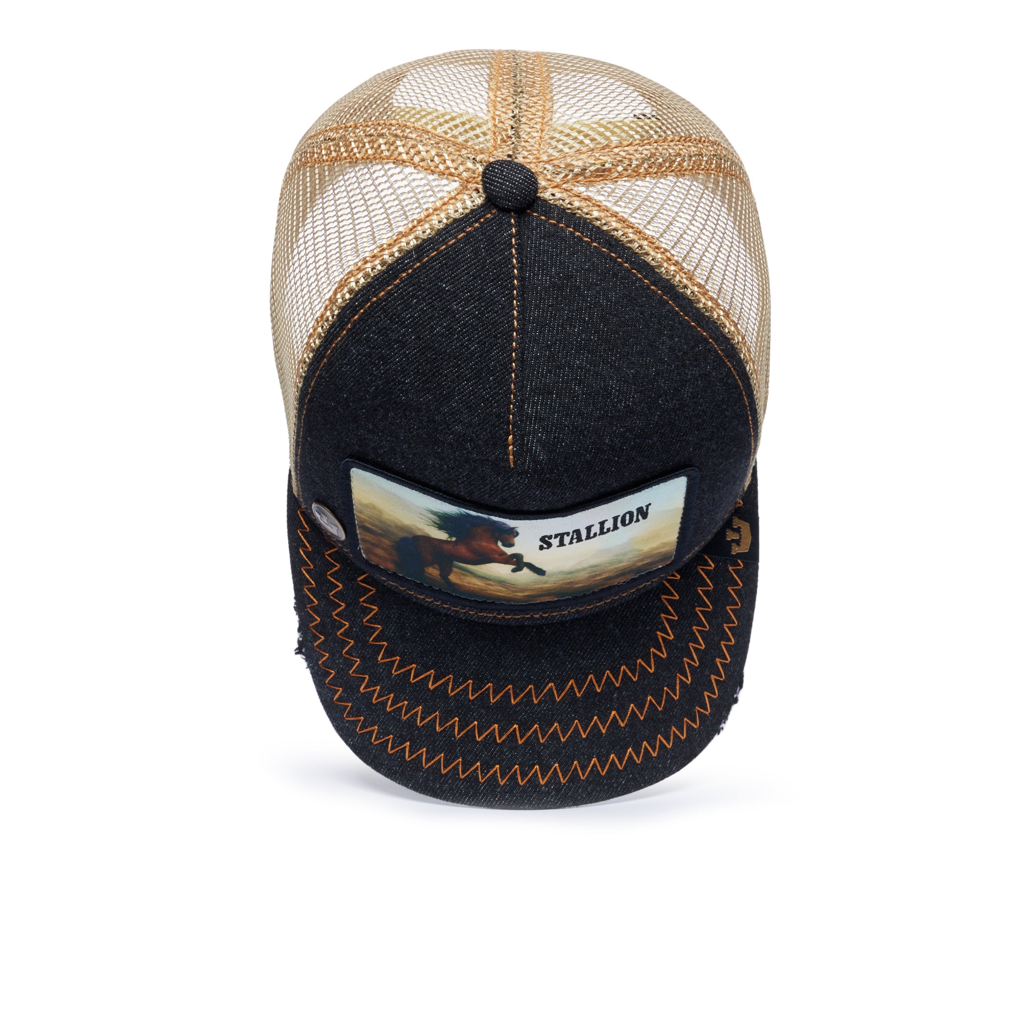 The Stallion Charcoal Trucker Cap