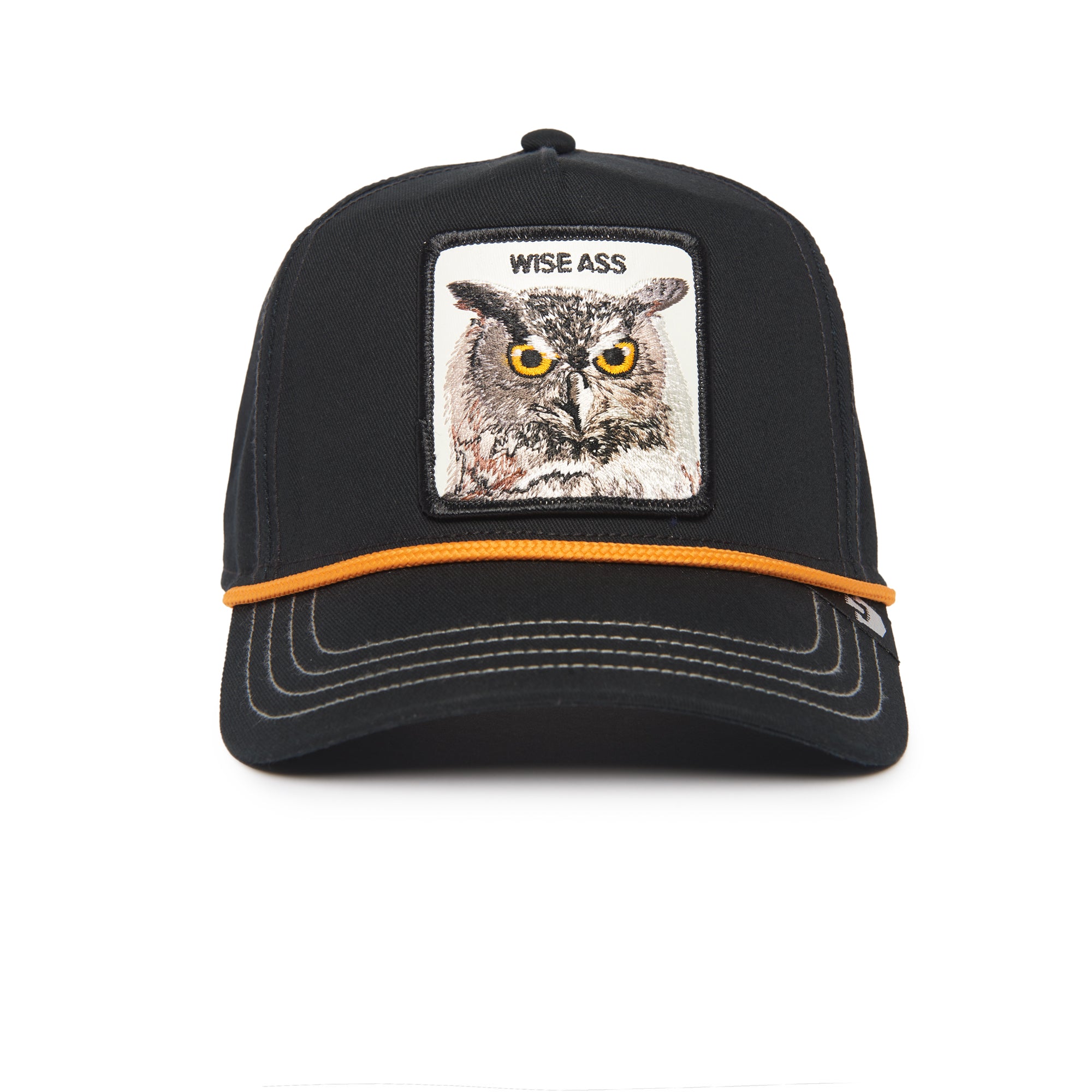 Wise Owl 100 Black Baseball Cap