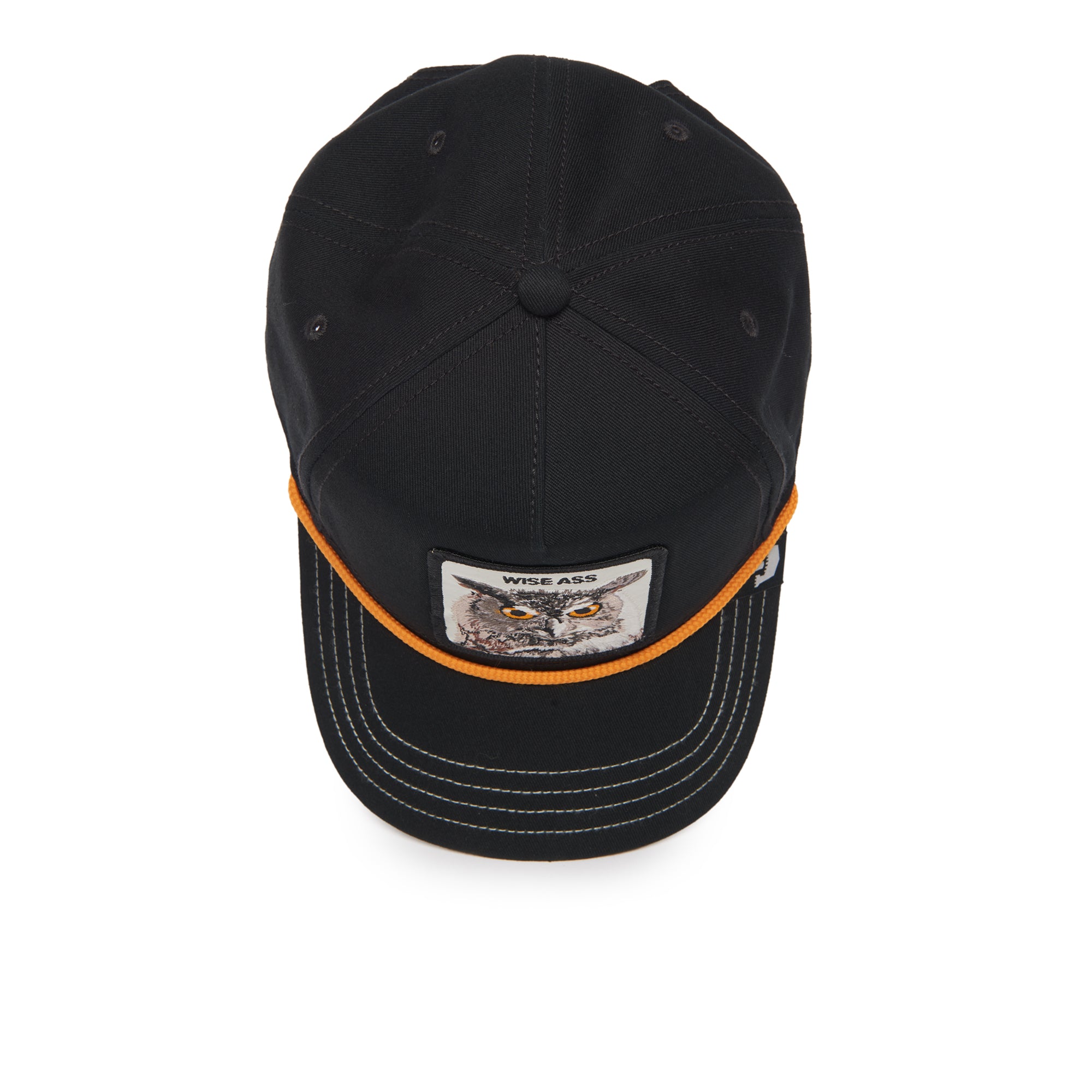 Wise Owl 100 Black Baseball Cap