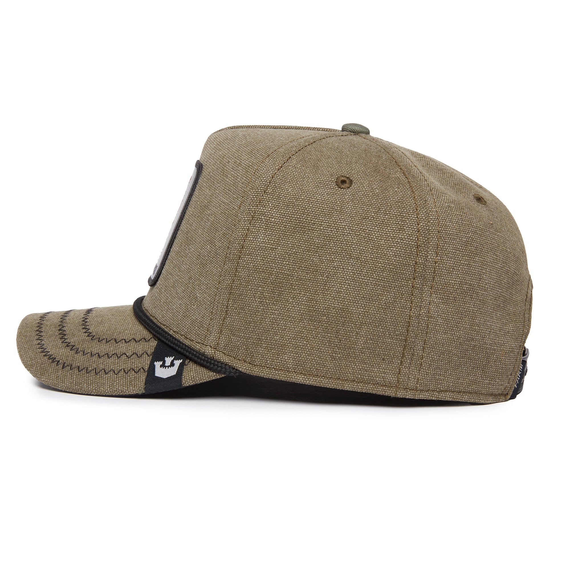 Foxy Duck Olive Baseball Cap