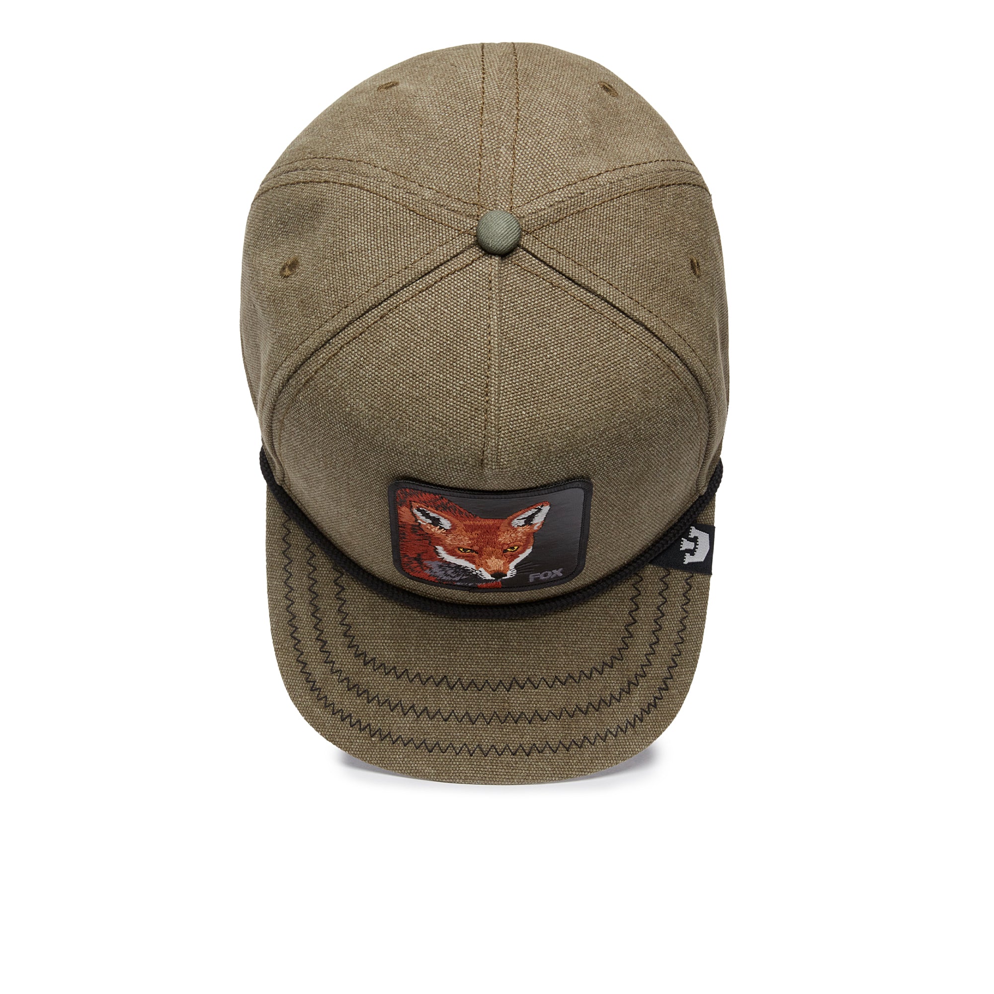 Foxy Duck Olive Baseball Cap