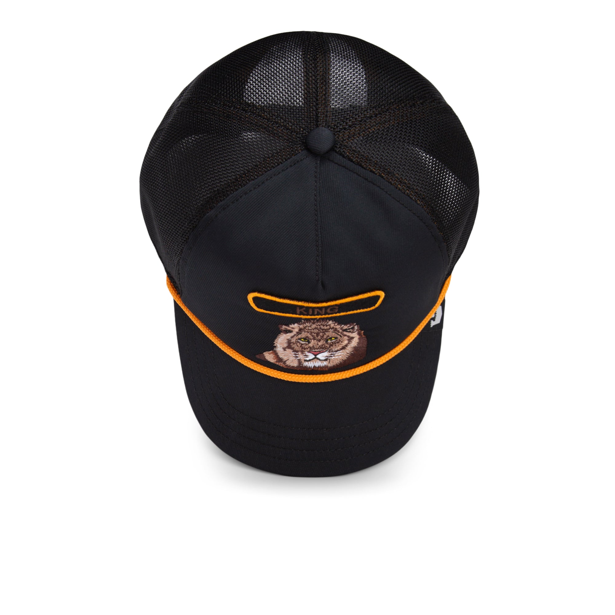 The Lion Black Trucker Cap
