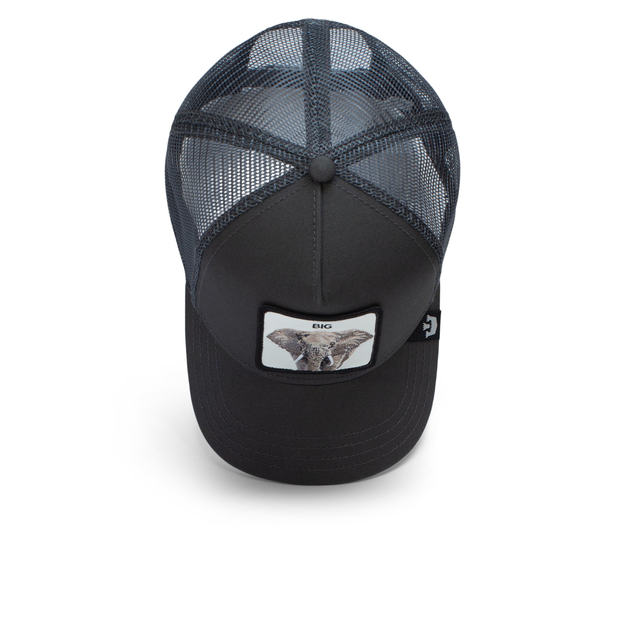 The Big Elephant Charcoal Trucker Cap