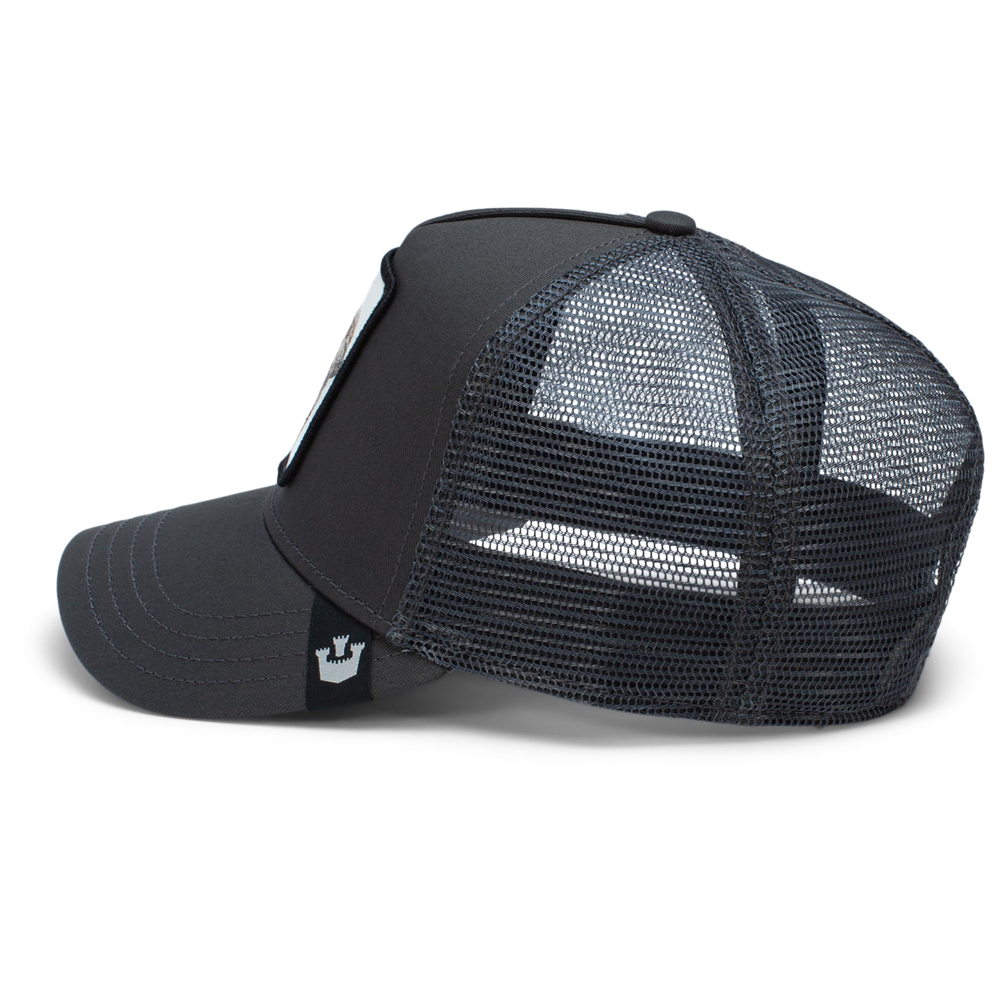 The Big Elephant Charcoal Trucker Cap