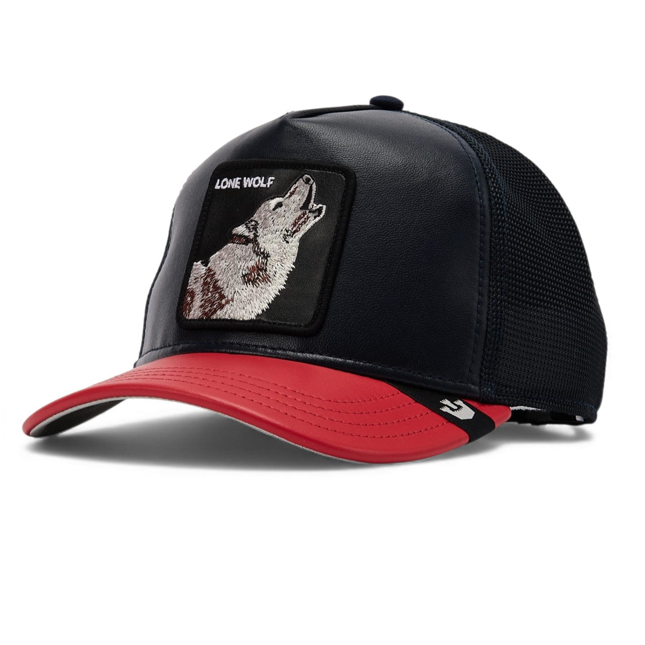 Shleather Wolf Black Trucker Cap