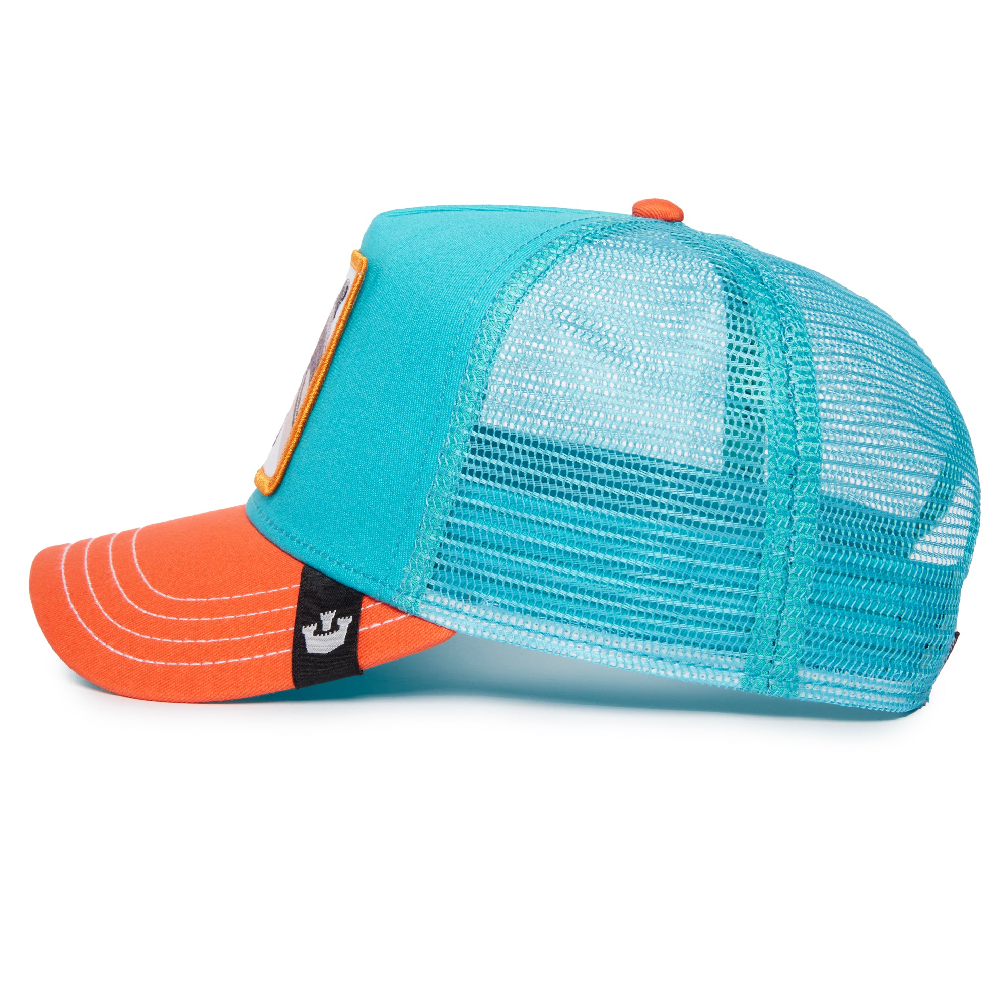 The Player Dolphin Turquoise Trucker Cap