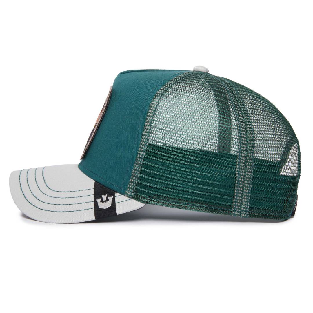 The Fly High Bird Emerald Trucker Cap