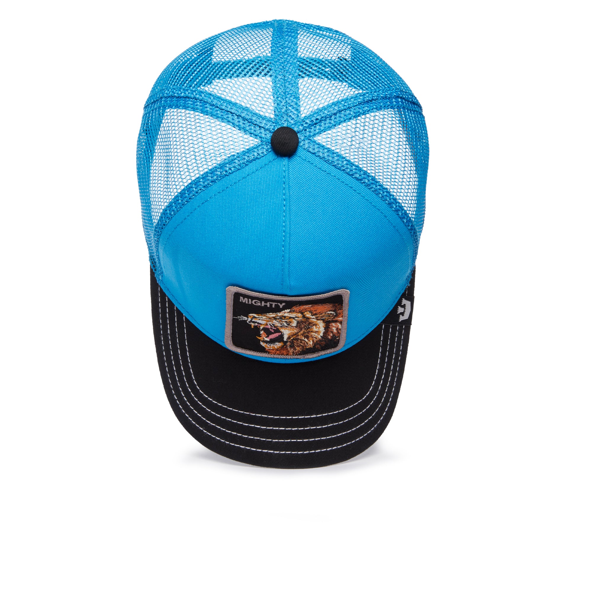 The Mighty Lion Blue Trucker Cap
