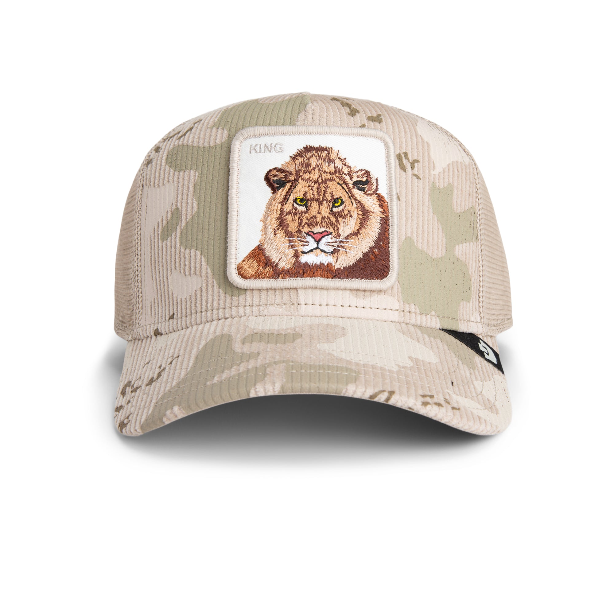 The King Camo Cream Trucker Cap