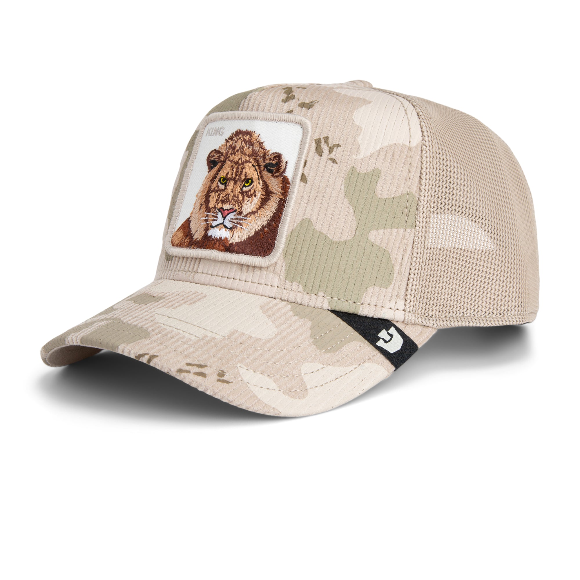 The King Camo Cream Trucker Cap