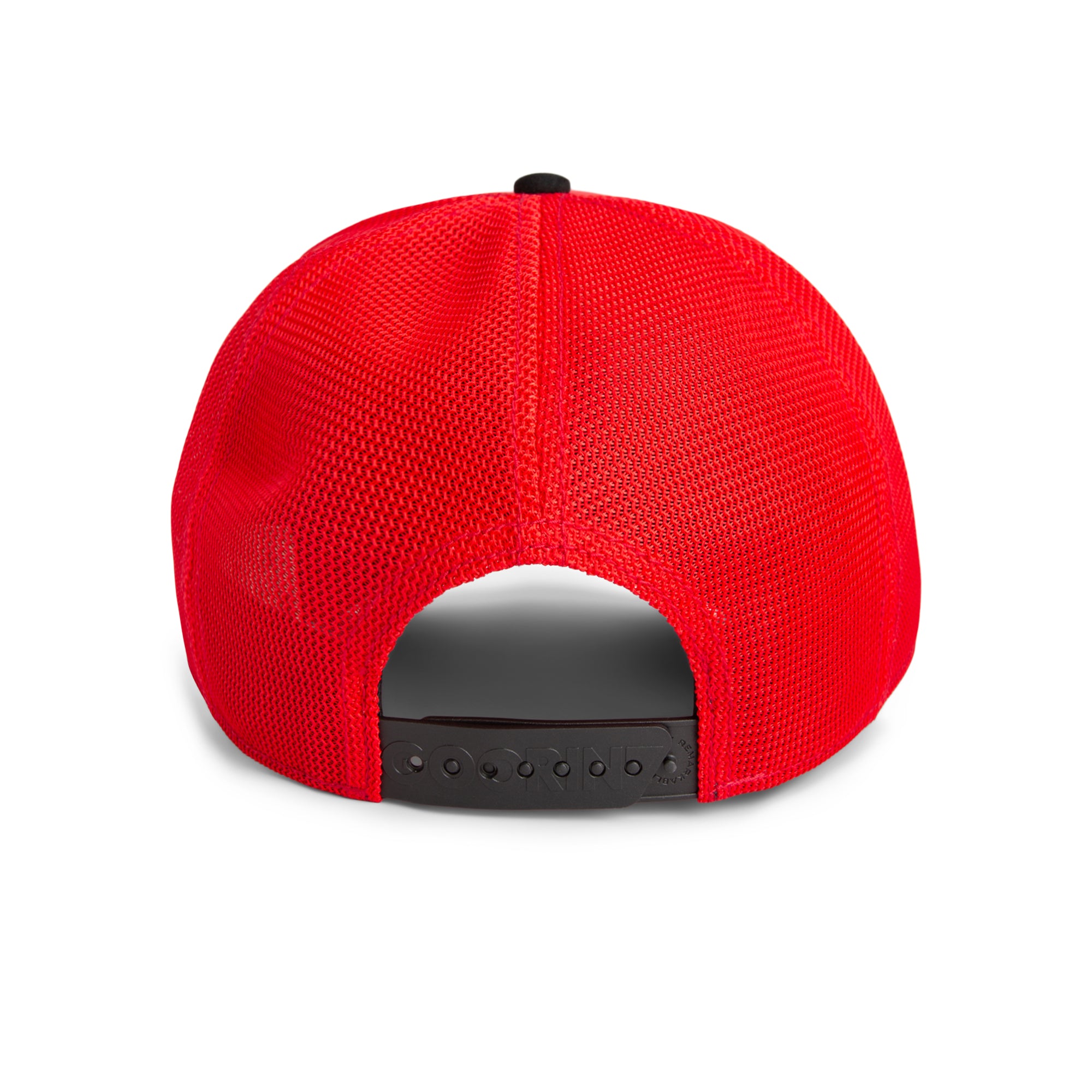 Suede Buffalo Red Trucker Cap