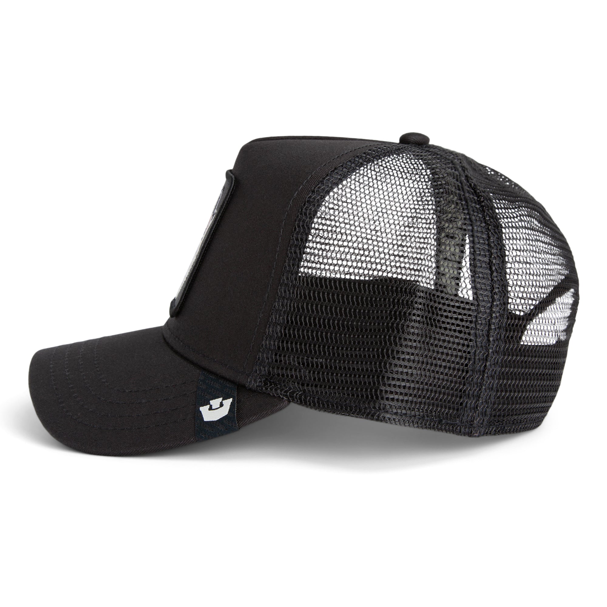 Lone Wolf Black Trucker Cap