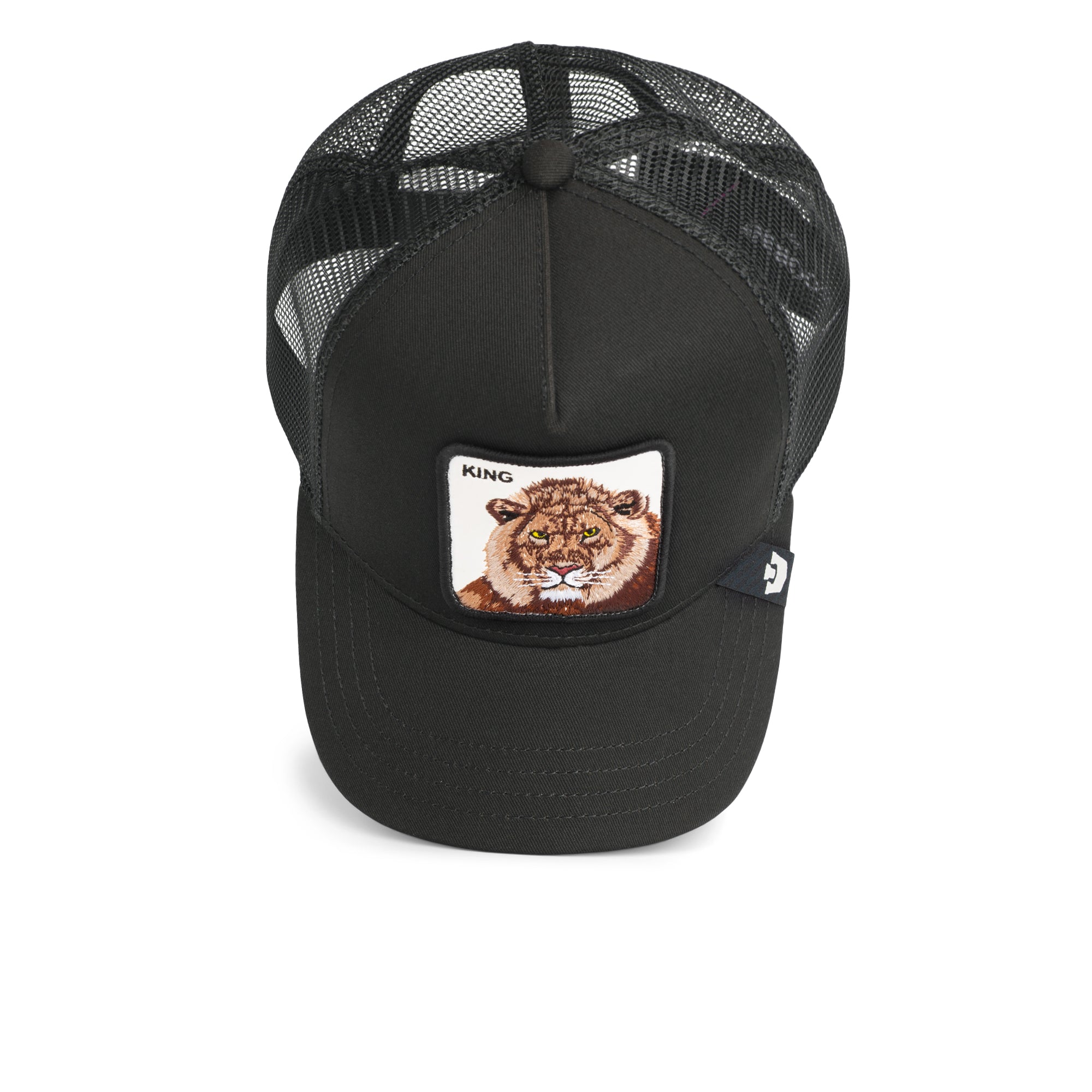 The Lion Black Trucker Cap