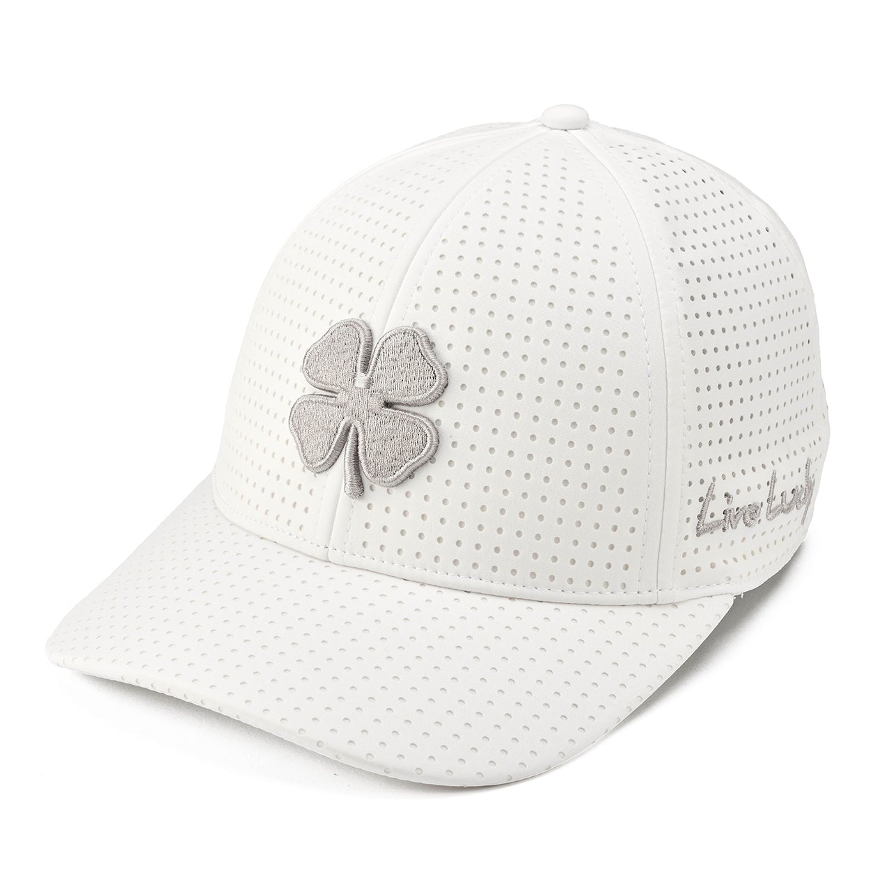 Perf 14 White Stretch Fit Cap