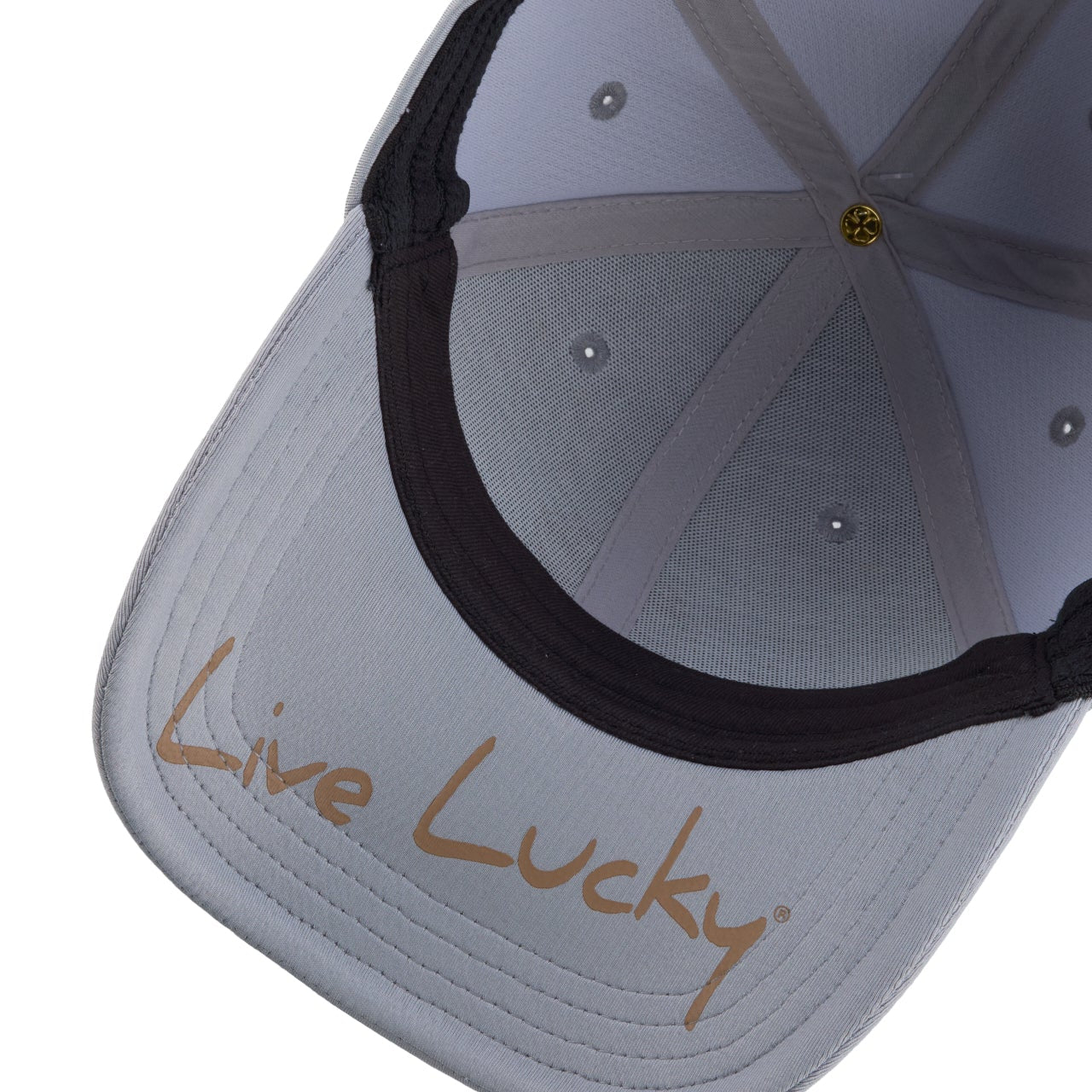 Premium Clover 132 Silver Snapback Cap