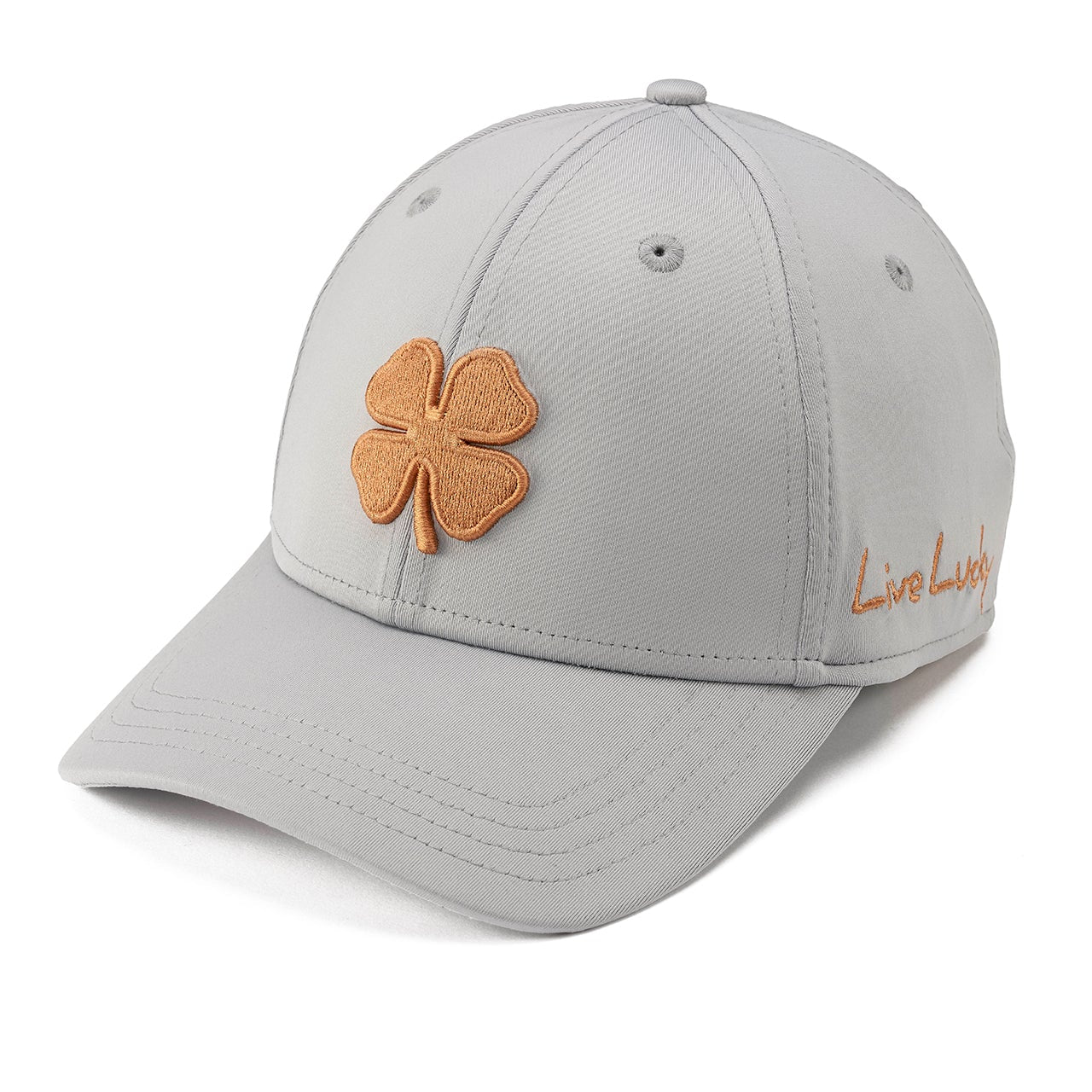 Premium Clover 132 Silver Snapback Cap