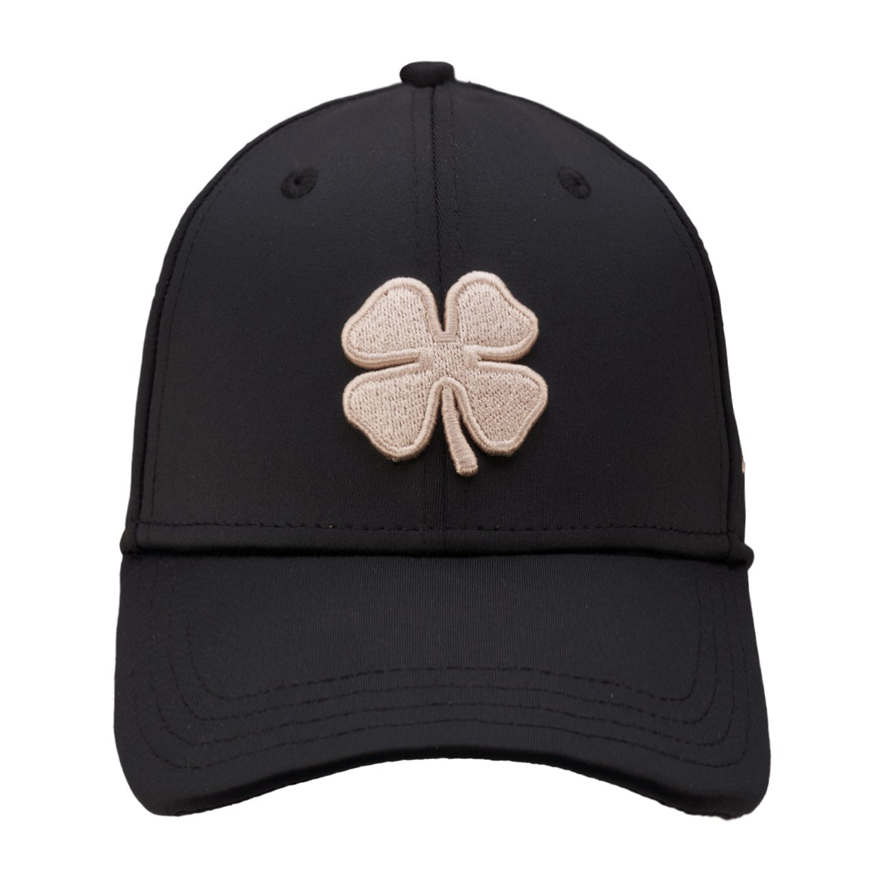 Premium Clover 148 Black Snapback Cap