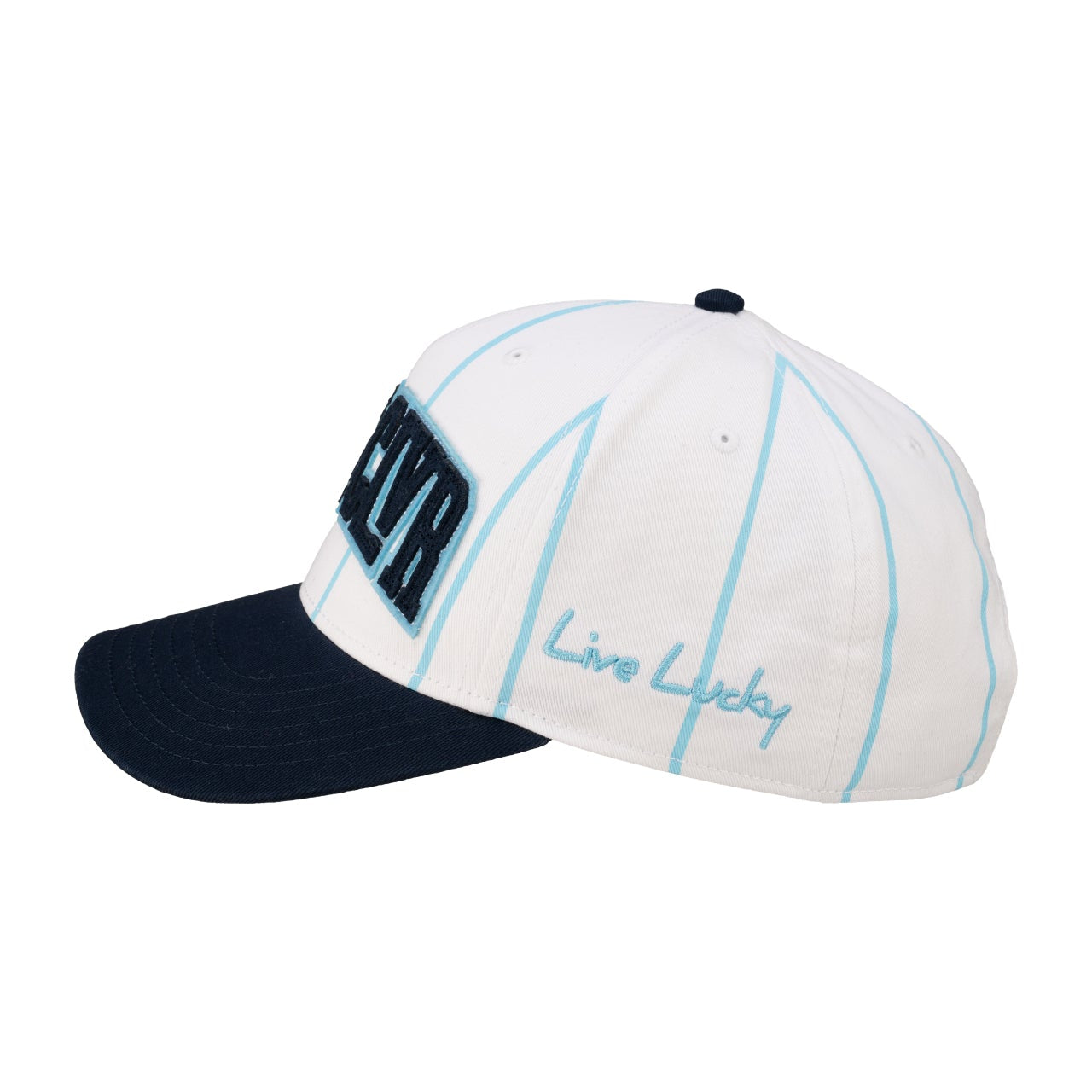 Throwback White Snapback Cap