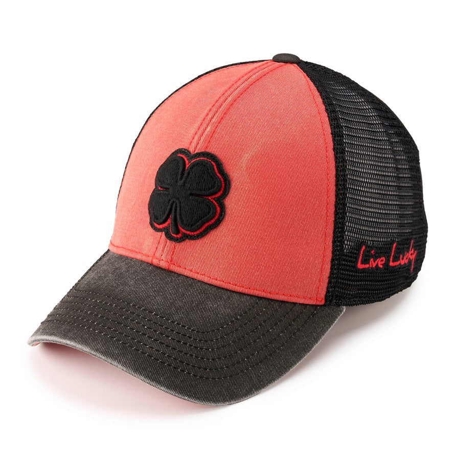 Two Tone Vintage 34 Red Trucker Cap