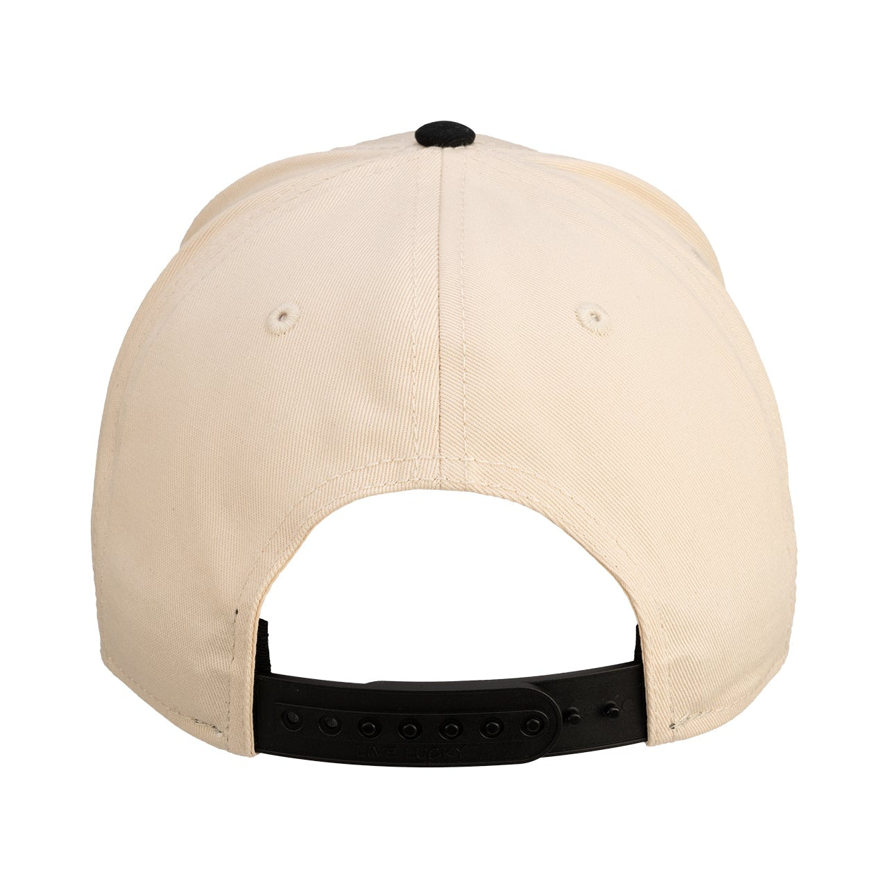Upside Down Luck 1 Creme Snapback Cap