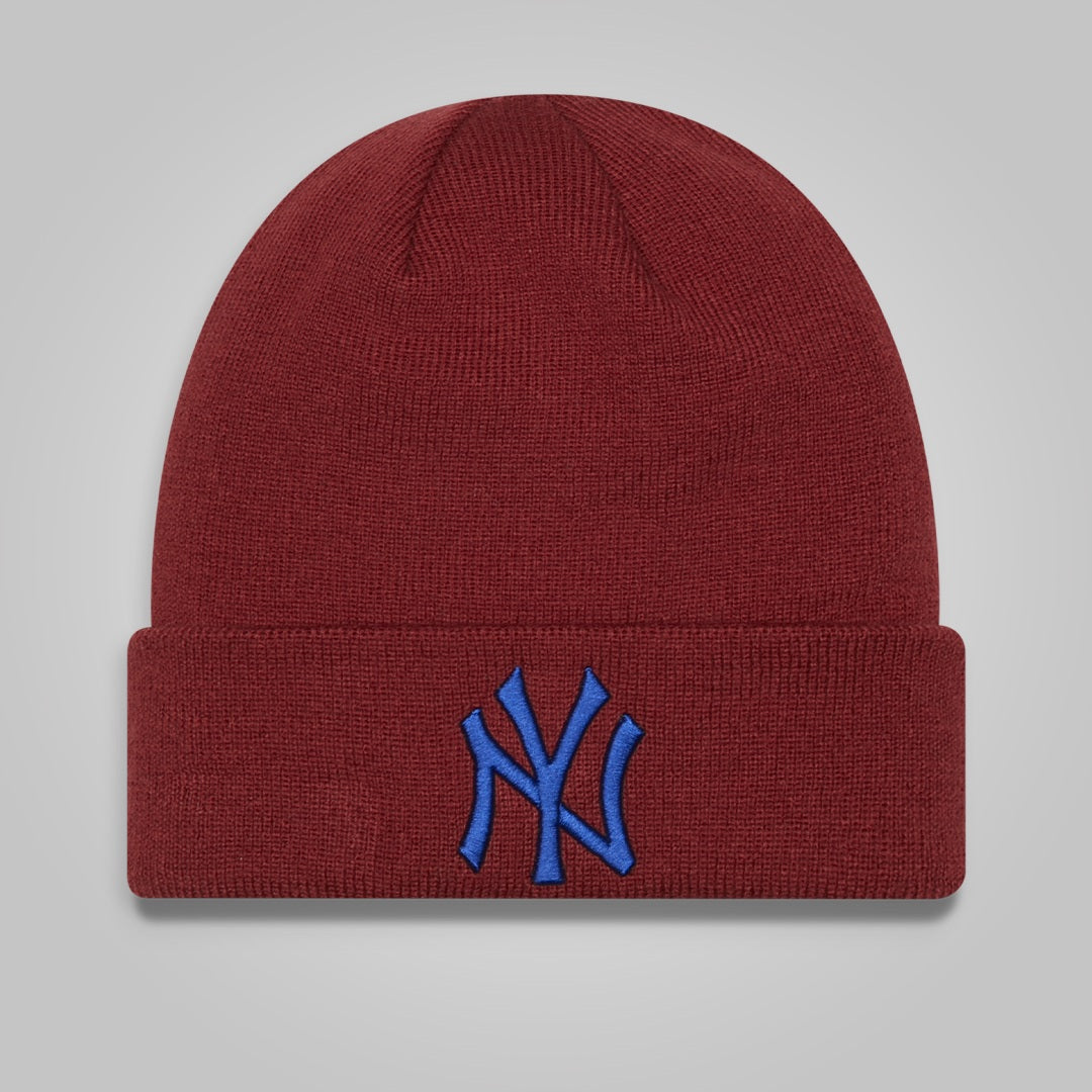 New York Yankees League Essential Maroon Beanie Hat