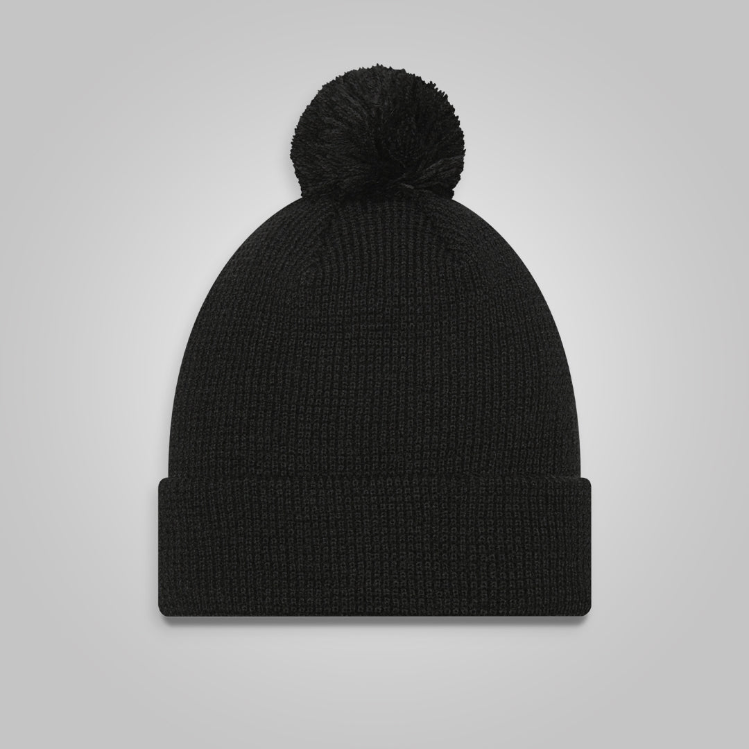 New York Yankees Pop Black Bobble Beanie Hat
