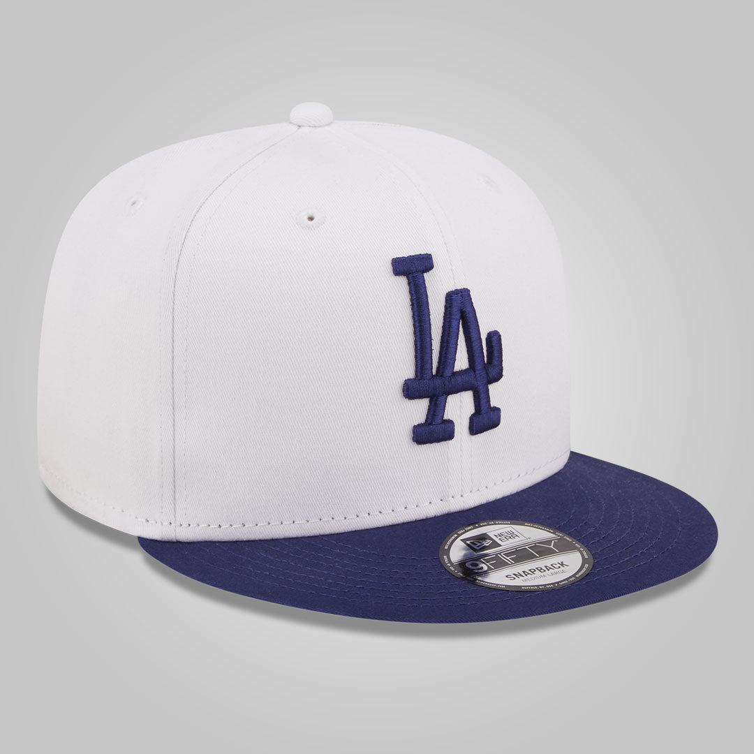 LA Dodgers White 9FIFTY Snapback Cap