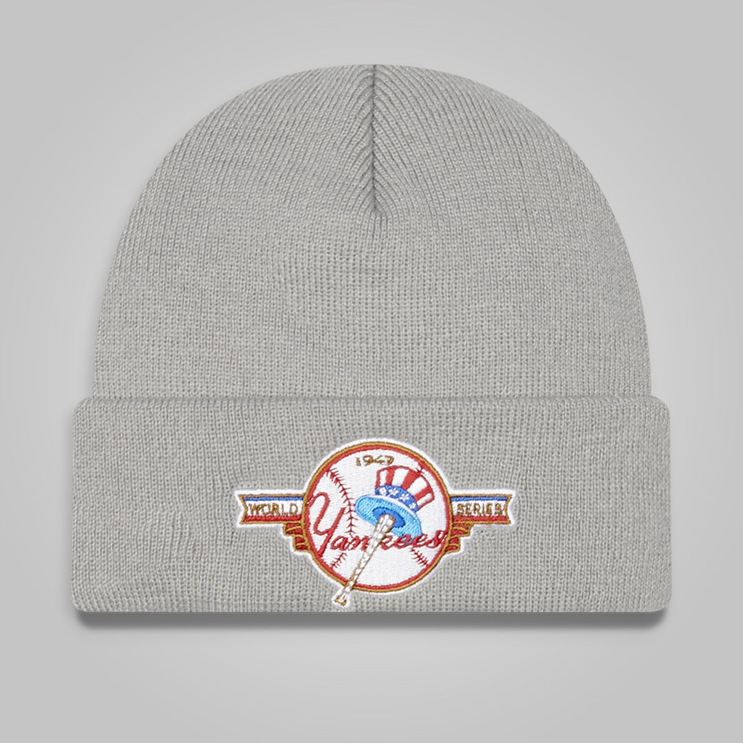 New York Yankees Series Grey Beanie Hat