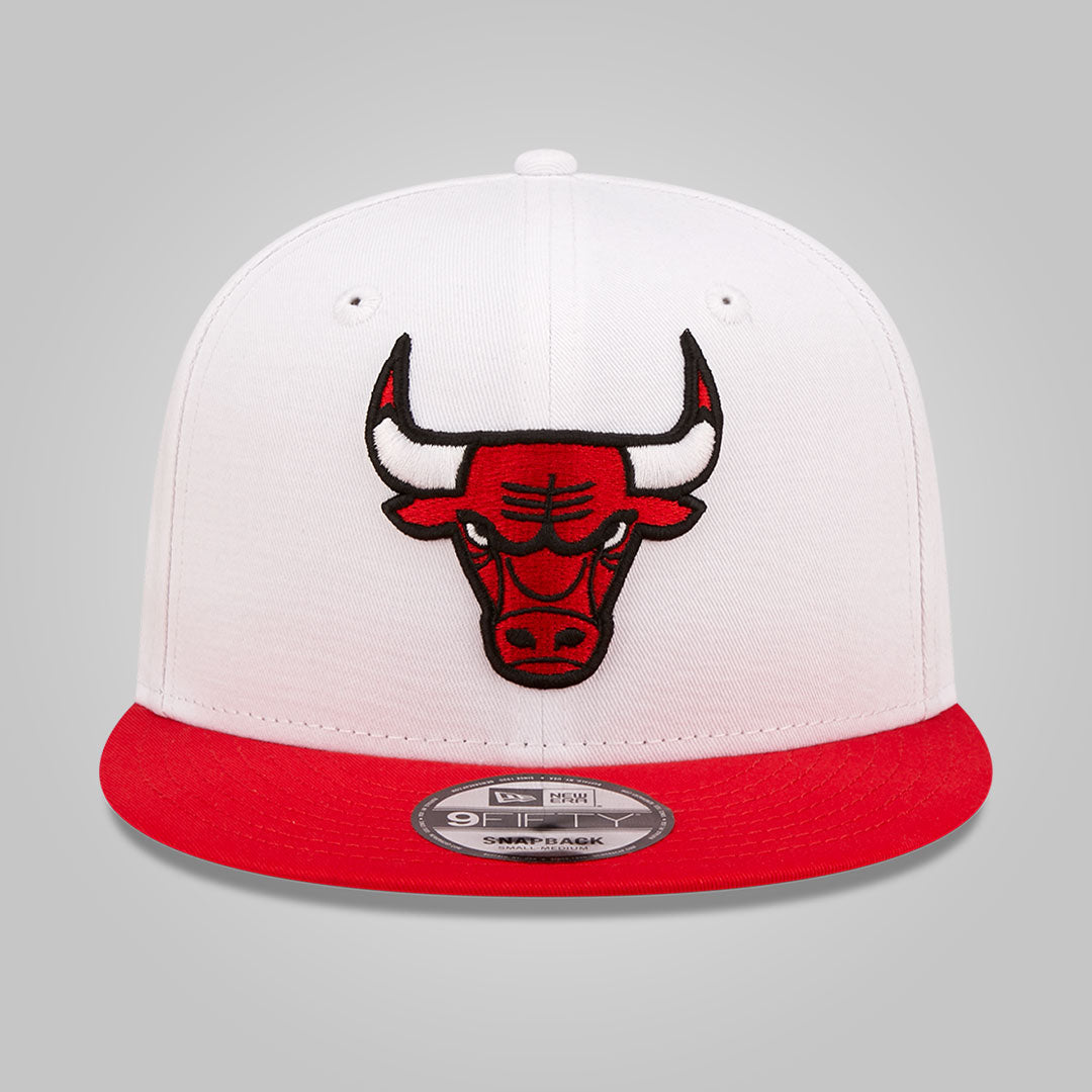 Chicago Bulls White Crown Team White 9FIFTY Snapback Cap