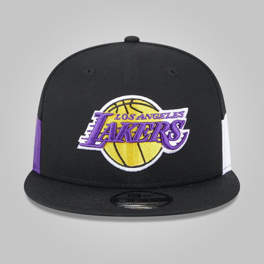 LA Lakers Multi Patch Black 9FIFTY Snapback Cap
